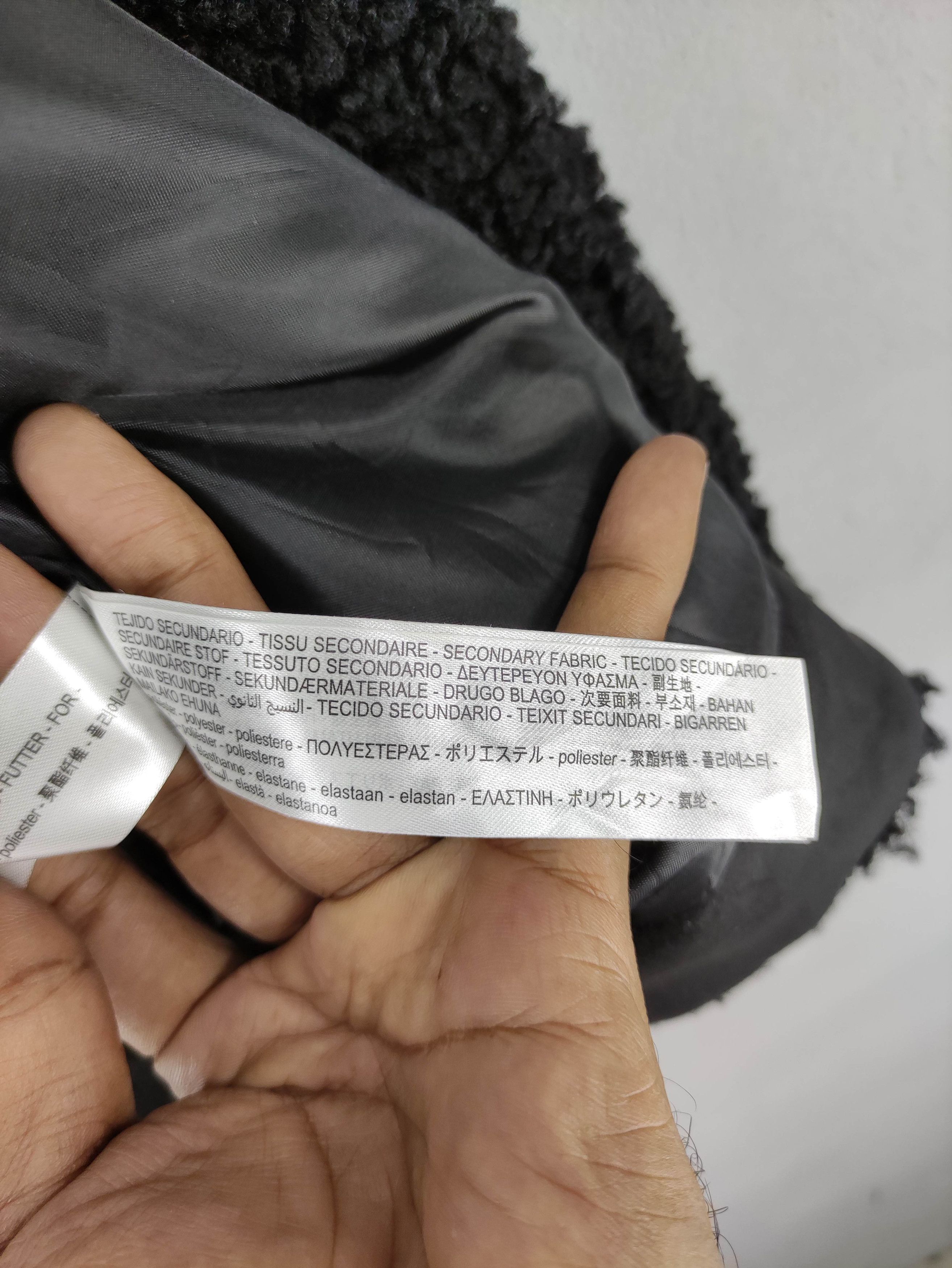 Zara Zara Black Sherpa Jacket Zipper Size S / US 4 / IT 40 - 7 Thumbnail