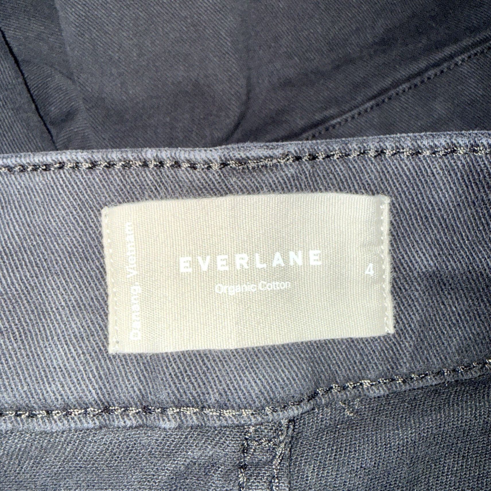 Everlane EVERLANE Black Organic Cotton Ankle Jeans Womens Size 4 26" Casual Size 27" / US 4 / IT 40 - 4 Thumbnail