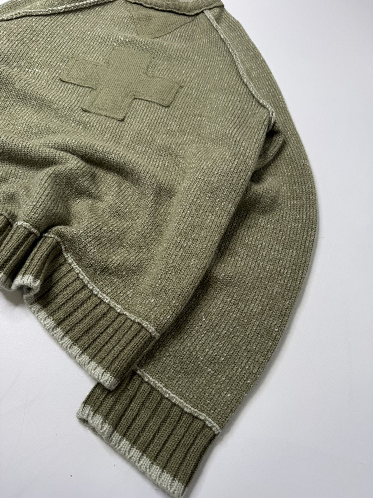 Vintage Vintage avant garde khaki knit y2k + if6was9 lgb retro skate Size US L / EU 52-54 / 3 - 5 Thumbnail