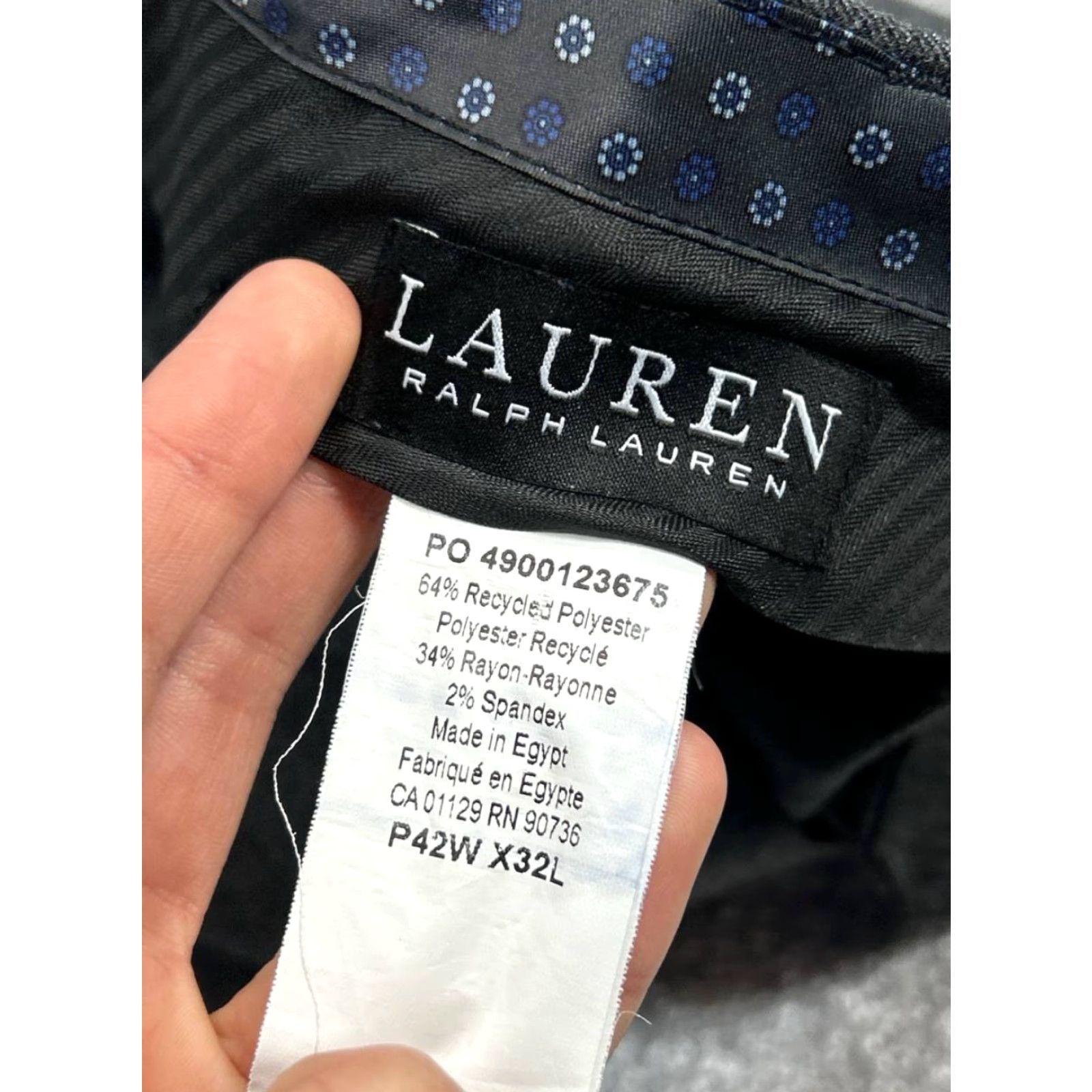 Ralph Lauren Lauren Ralph Lauren Dress Pants Mens 42 Gray Tapered Leg 42x32 Size US 42 / EU 58 - 7 Thumbnail