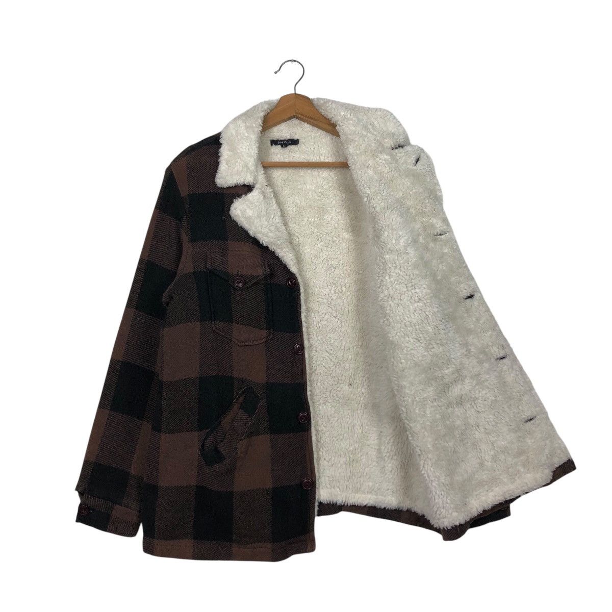 Japanese Brand × Vintage 📌Vintage Wool Jacket Double Collar Jun Club Issey Miyake Size US M / EU 48-50 / 2 - 12 Thumbnail