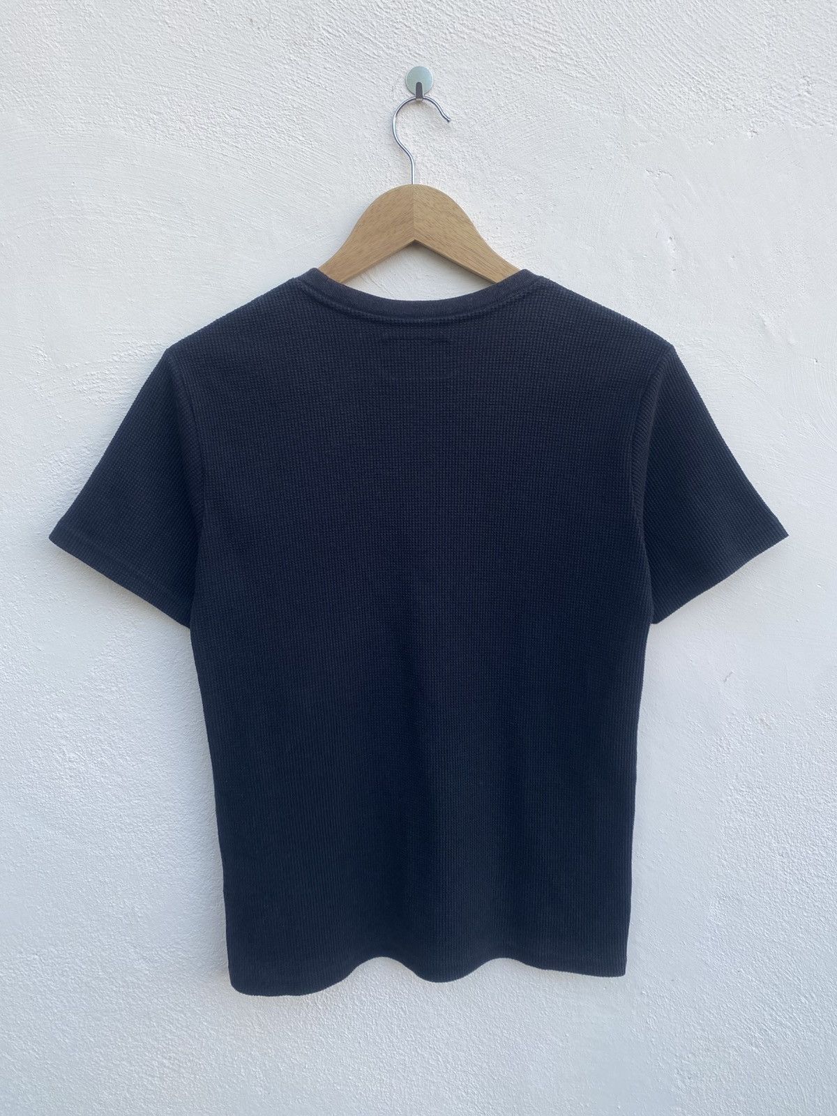 Number (N)ine Number Nine Thermal Waffle Black Logo Tee Size US S / EU 44-46 / 1 - 3 Thumbnail