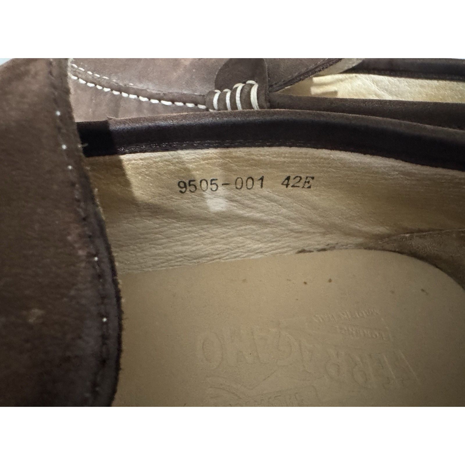 Salvatore Ferragamo Salvatore Ferragamo Mens Brown Suade Slip On Loafer Shoes Size US 9 / EU 42 - 6 Thumbnail