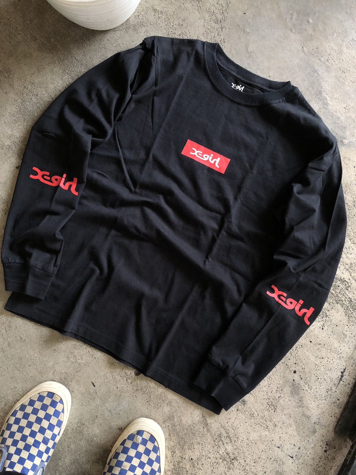 Hysteric Glamour × Japanese Brand JAPANESE BRAND X-GIRL LONG SLEEVE Size US M / EU 48-50 / 2 - 2 Thumbnail