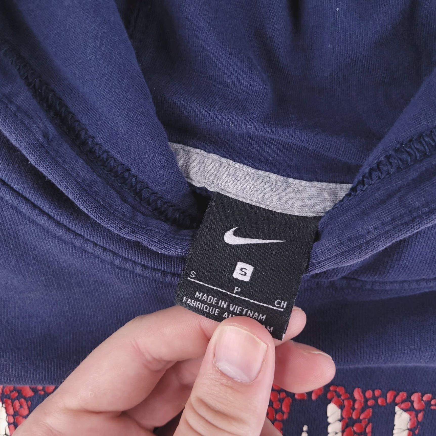 Nike Nike Hoodie Mens S Misawa Japan Blue Pullover Sweatshirt Size US S / EU 44-46 / 1 - 5 Thumbnail