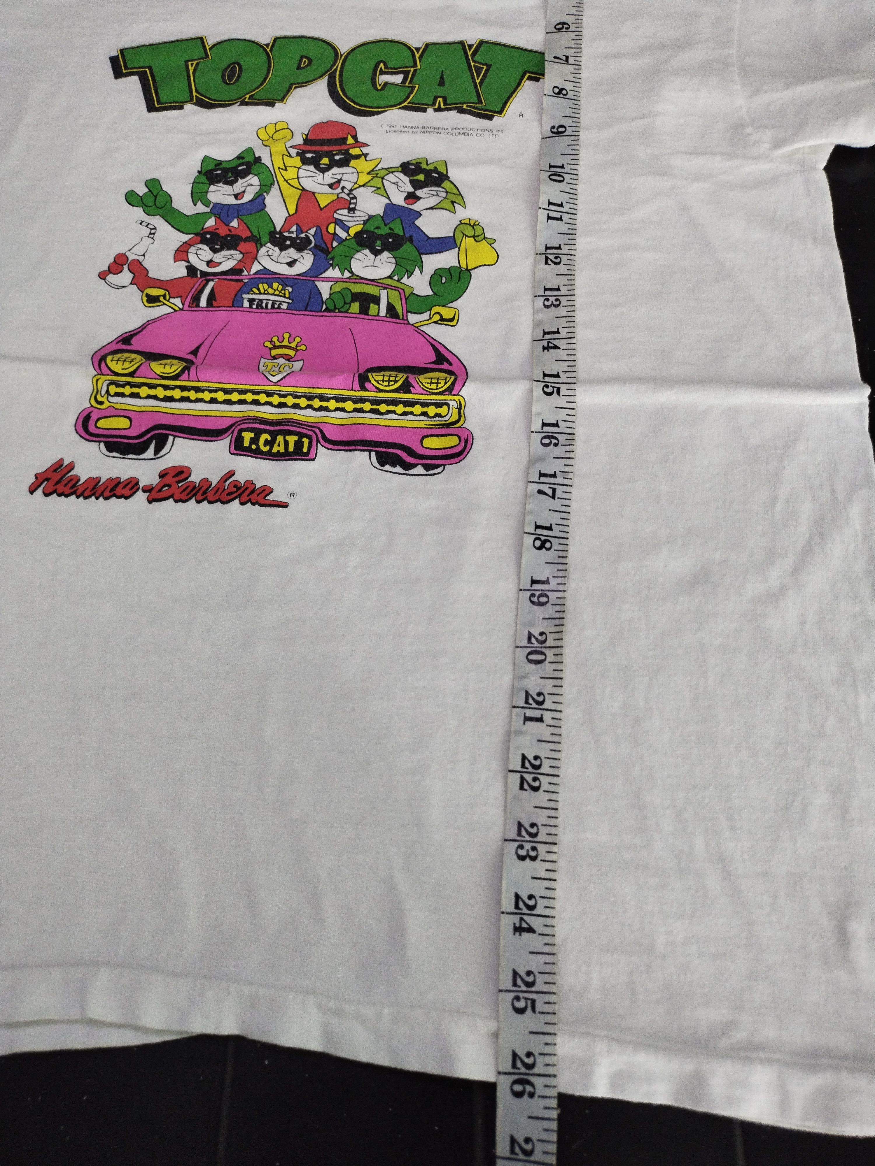 Vintage 90's Vintage top Cat Hanna Barbera Nippon Colombia Shirt Tee Size US L / EU 52-54 / 3 - 11 Thumbnail