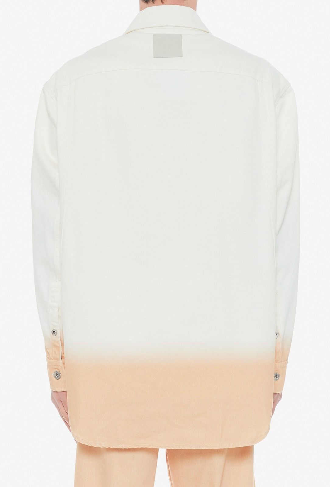 Lanvin Last Size Lanvin Two-Colored Gradient Cotton Shirt IT 50 L Size US M / EU 48-50 / 2 - 2 Thumbnail