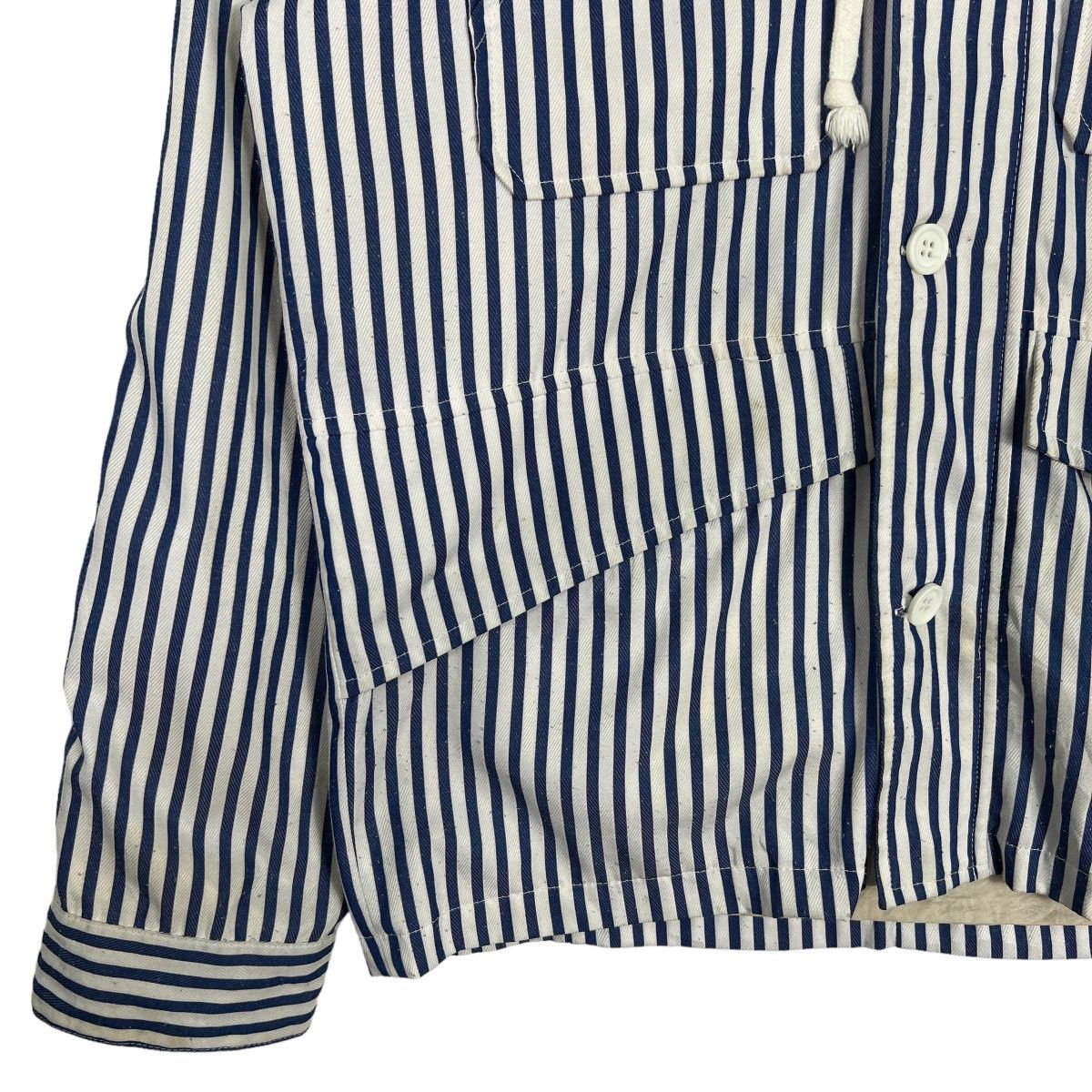 Japanese Brand 🔥 WHITE MEDALION STRIPE JACKET Size US M / EU 48-50 / 2 - 6 Thumbnail