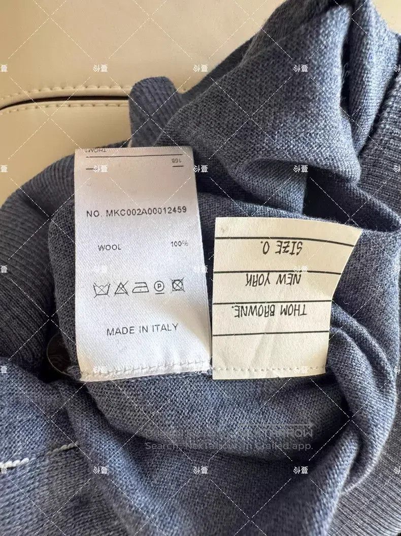 Thom Browne Thom Browne Wool Cardigan Jacket Size US XS / EU 42 / 0 - 6 Thumbnail