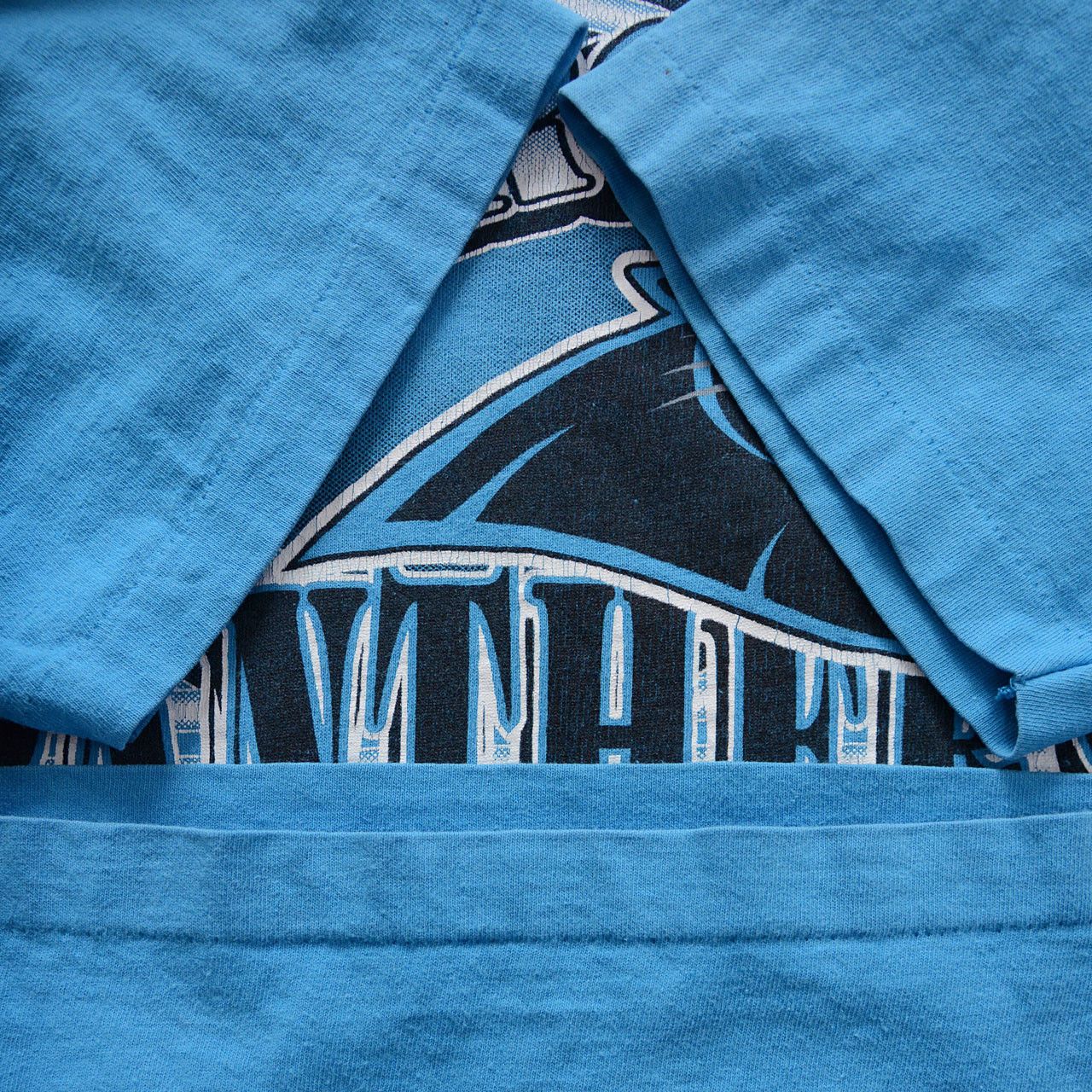 NFL × Vintage Carolina Panthers 93s Vintage T-shirt USA made single stitch Size US L / EU 52-54 / 3 - 4 Thumbnail