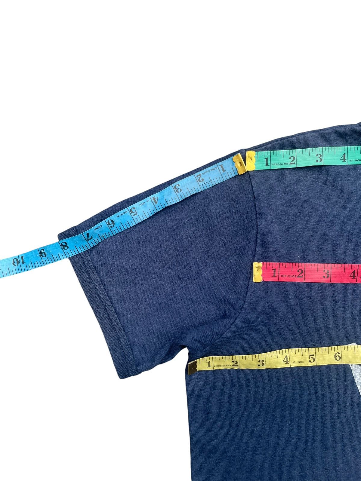 Japanese Brand Coen Navy Faded Wash Crewneck Size US M / EU 48-50 / 2 - 12 Thumbnail