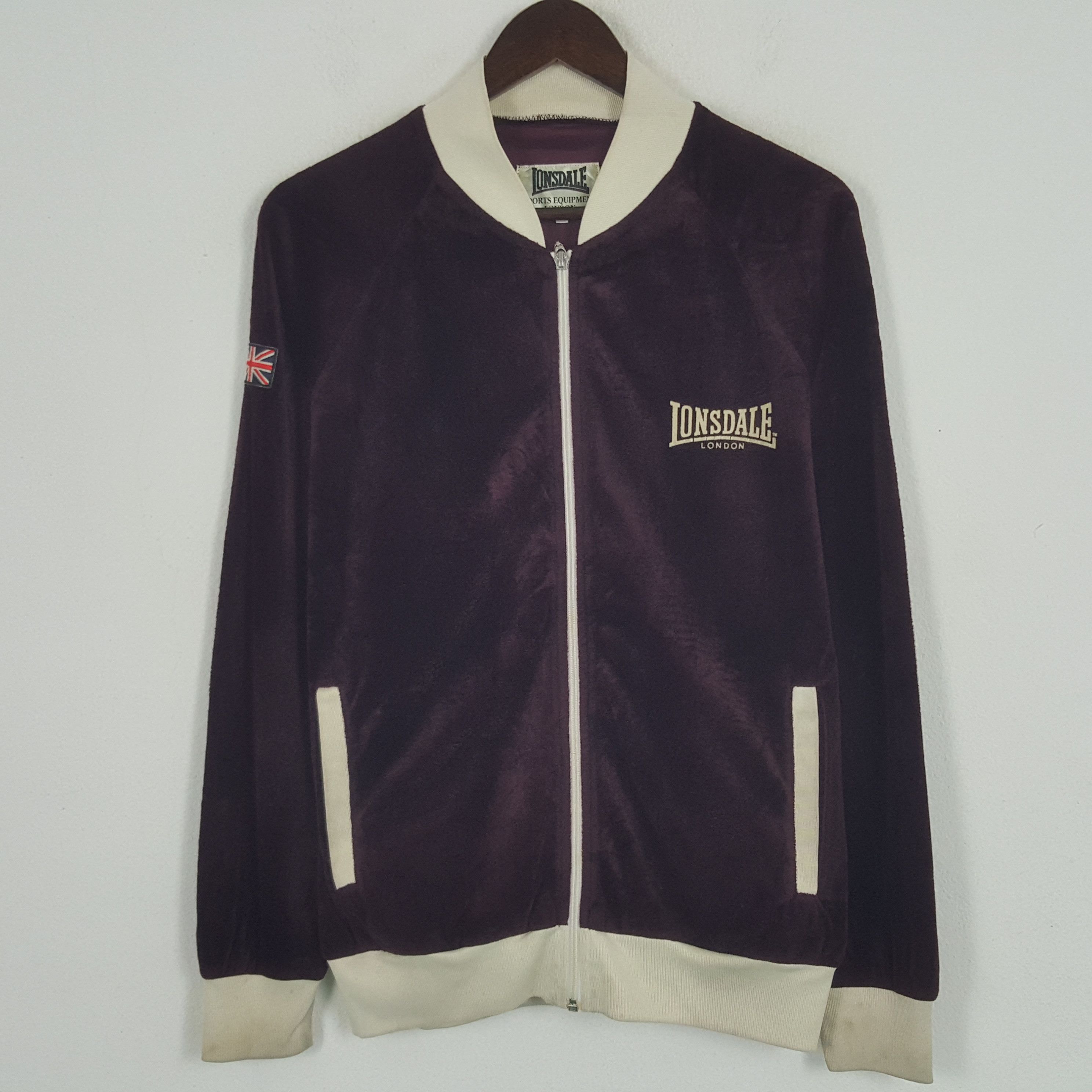 Lonsdale × Vintage Vintage Lonsdale London Fashion Zipper Sweater Size US M / EU 48-50 / 2 - 1 Thumbnail
