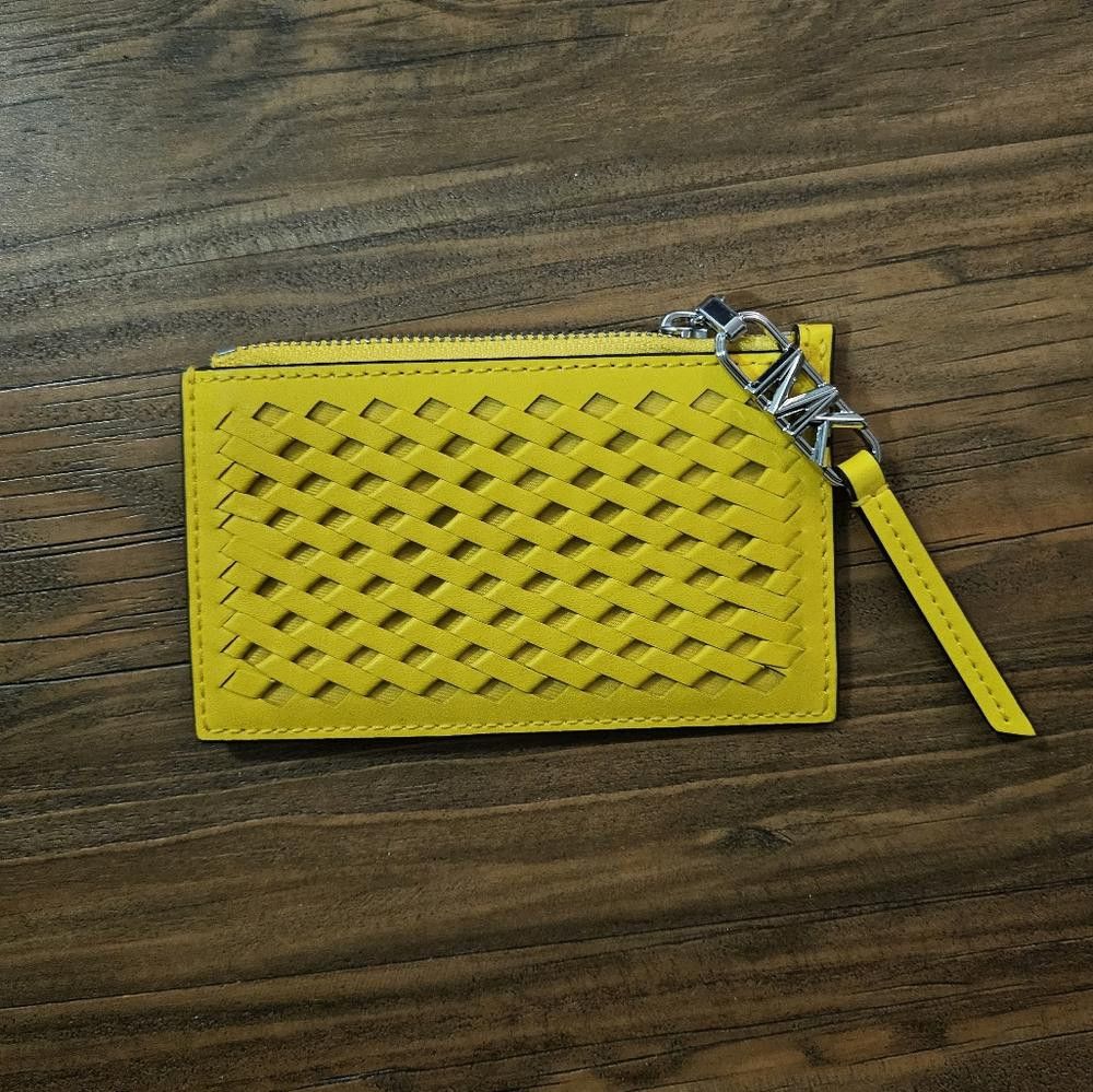 Michael Kors MICHAEL KORS Empire Woven Leather Small Zip Card Case NWT Size ONE SIZE - 2 Thumbnail