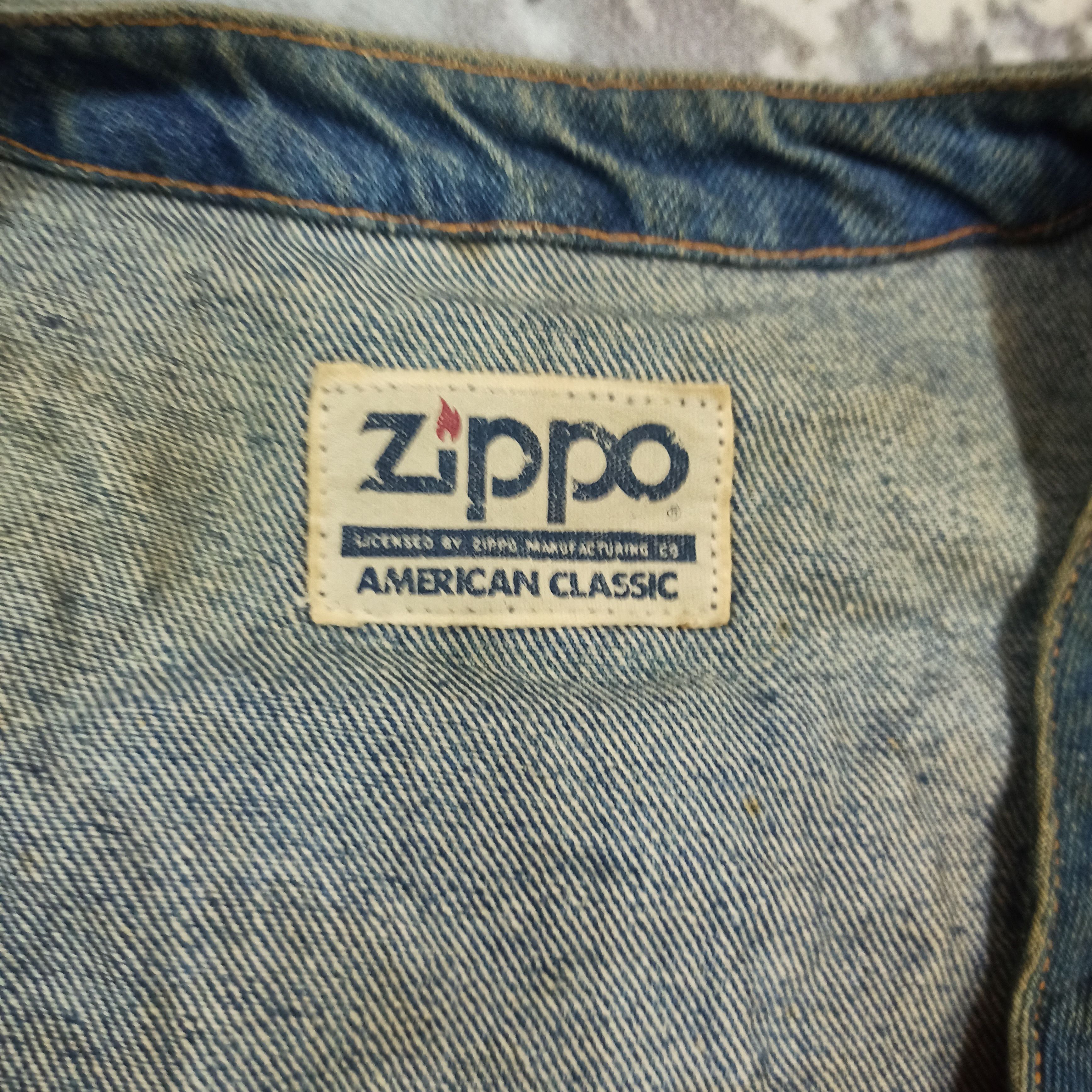 Zippo Vintage Zippo Vest Jeans Jacket Size US L / EU 52-54 / 3 - 7 Thumbnail