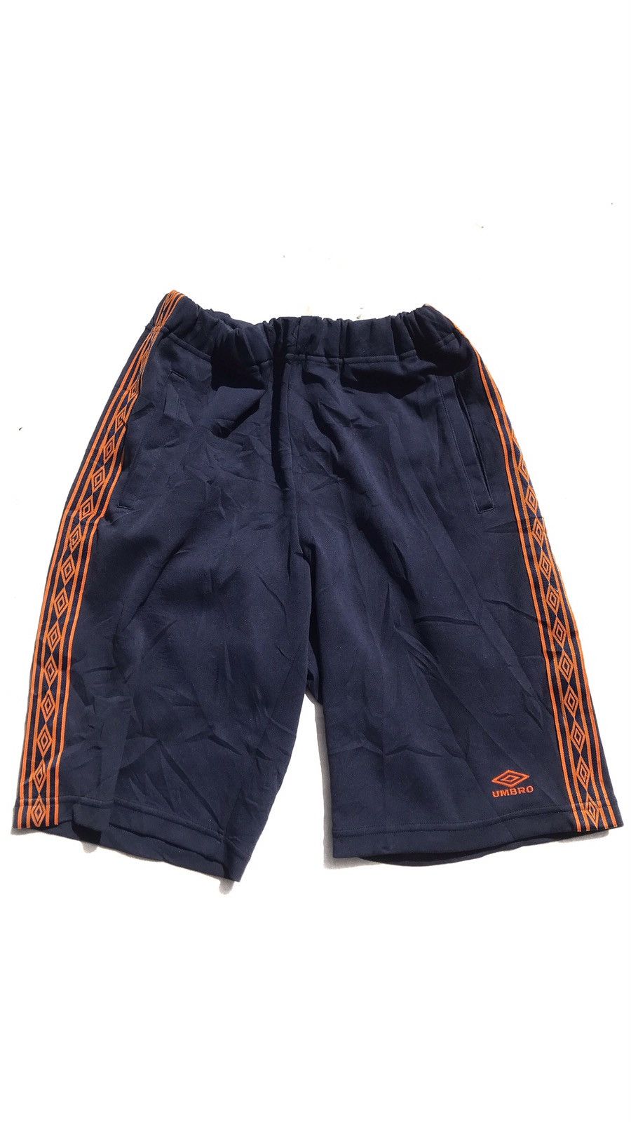 Umbro × Vintage Umbro Short Pants Taped Trackpants Full Taped Size M-L Navy Size US 34 / EU 50 - 13 Thumbnail