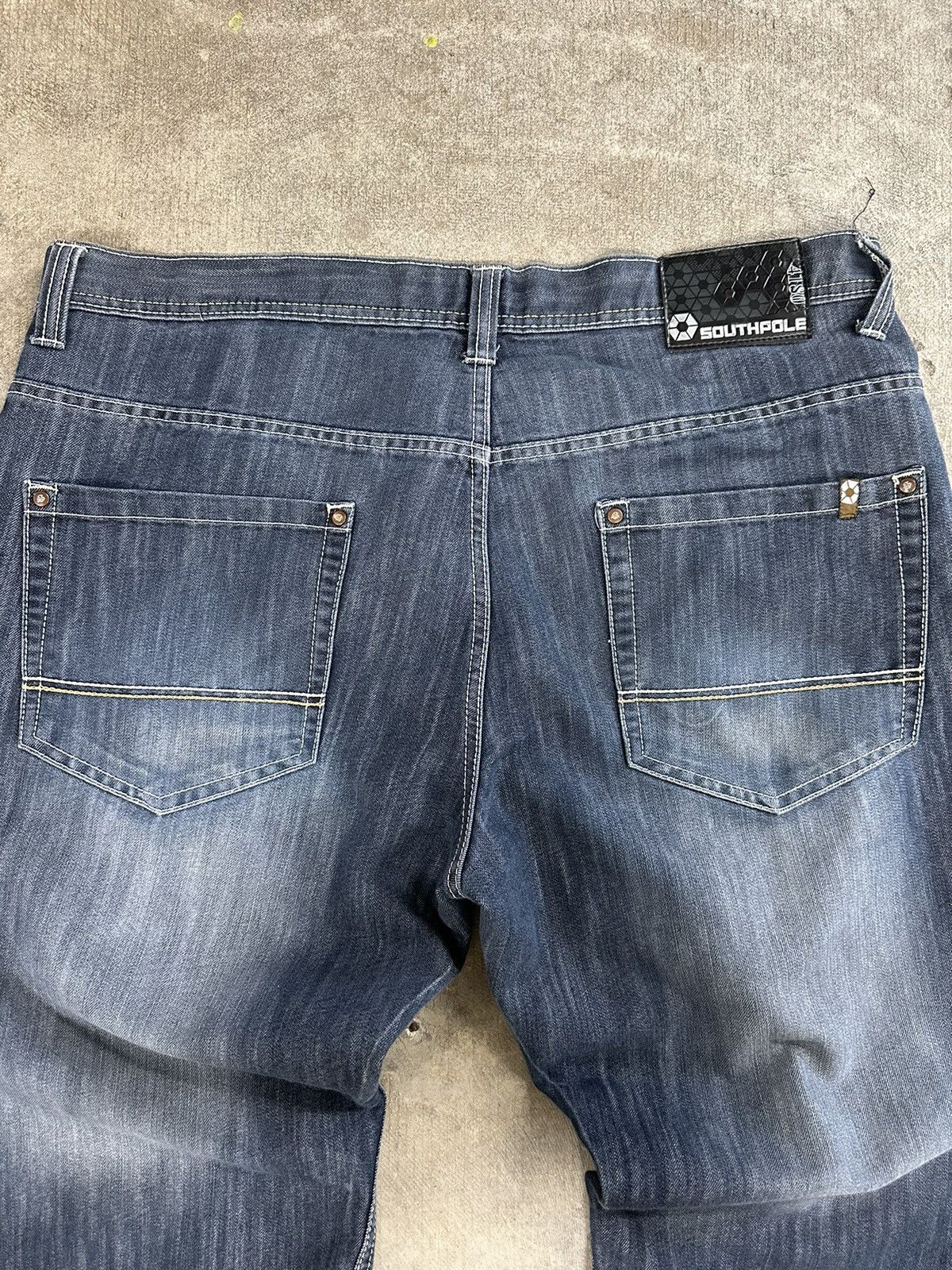 Southpole × Vintage Crazy Y2K Southpole Baggy Wide Leg Skater Jeans Size 42 Size US 42 / EU 58 - 5 Thumbnail