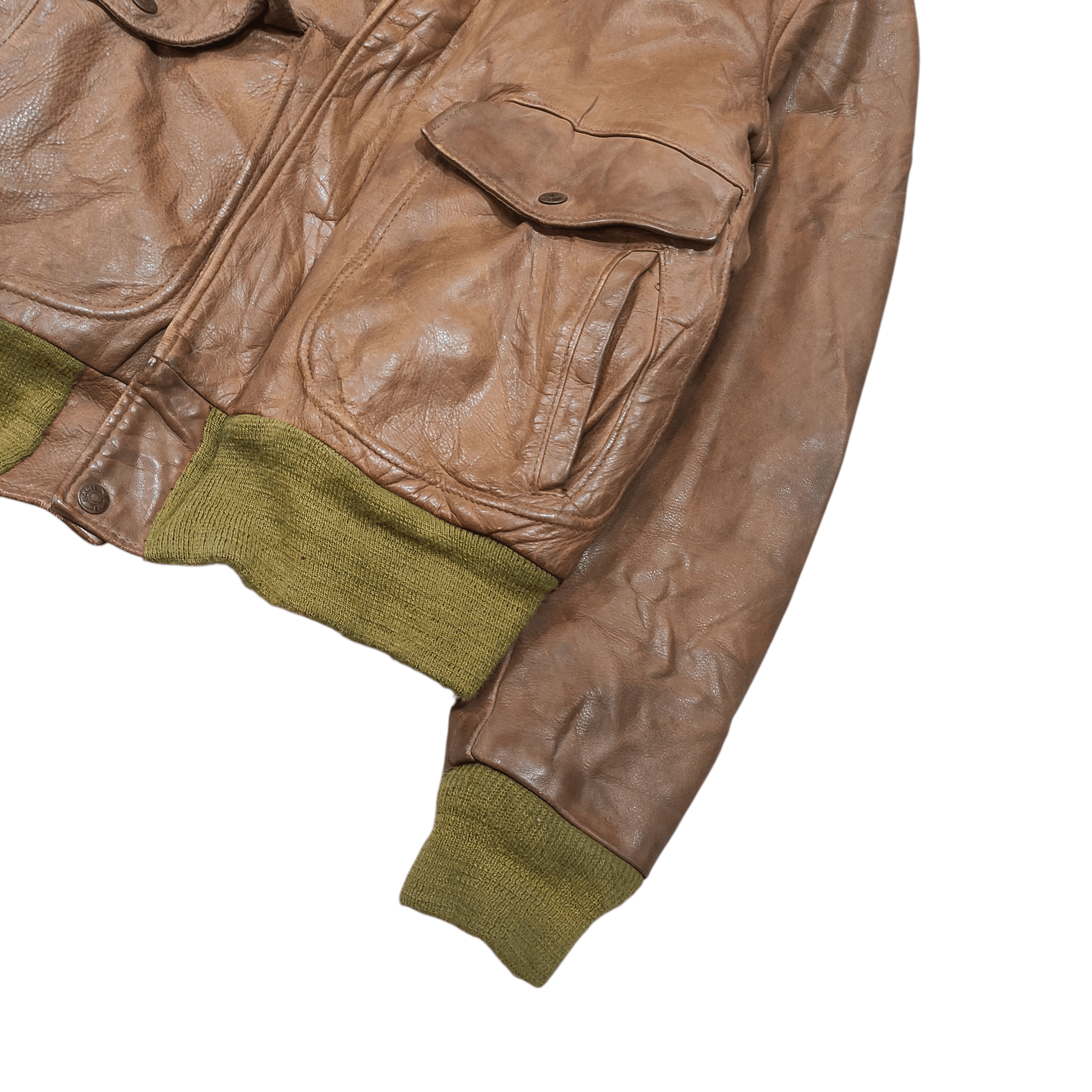 Schott Vintage Schott Leather Bomber 80s Size US M / EU 48-50 / 2 - 7 Thumbnail