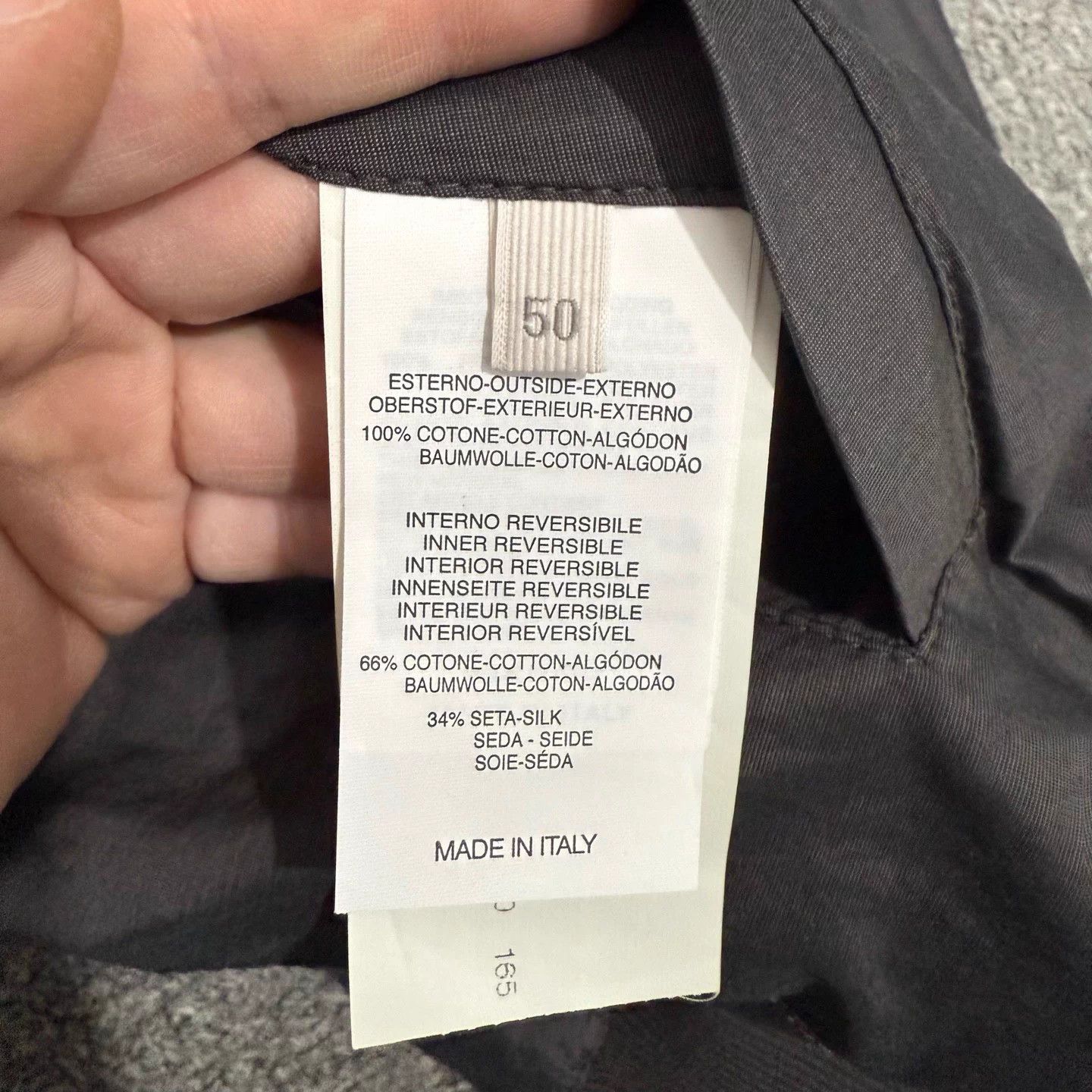 Ermenegildo Zegna Zegna double-faced jacket 50 99 new Size US M / EU 48-50 / 2 - 4 Thumbnail