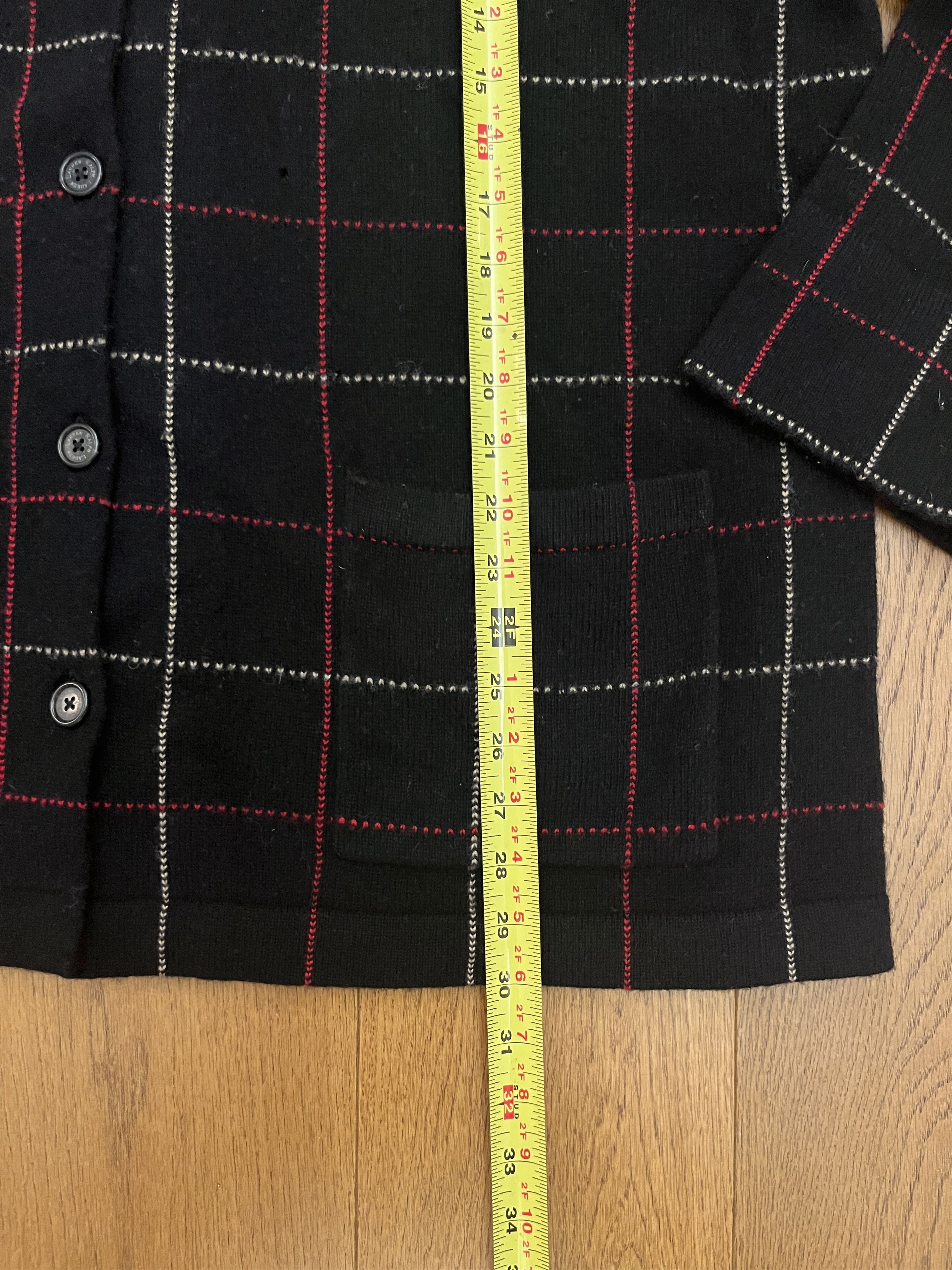 Polo Ralph Lauren Vtg Ralph Lauren 100% Lambswool Plaid Cardigan Jacket 3X Size US XXL / EU 58 / 5 - 5 Thumbnail