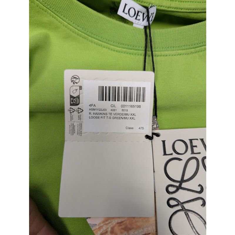 Loewe o1rshd1 Graphic Print T-Shirt in Green Size US XXL / EU 58 / 5 - 18 Thumbnail