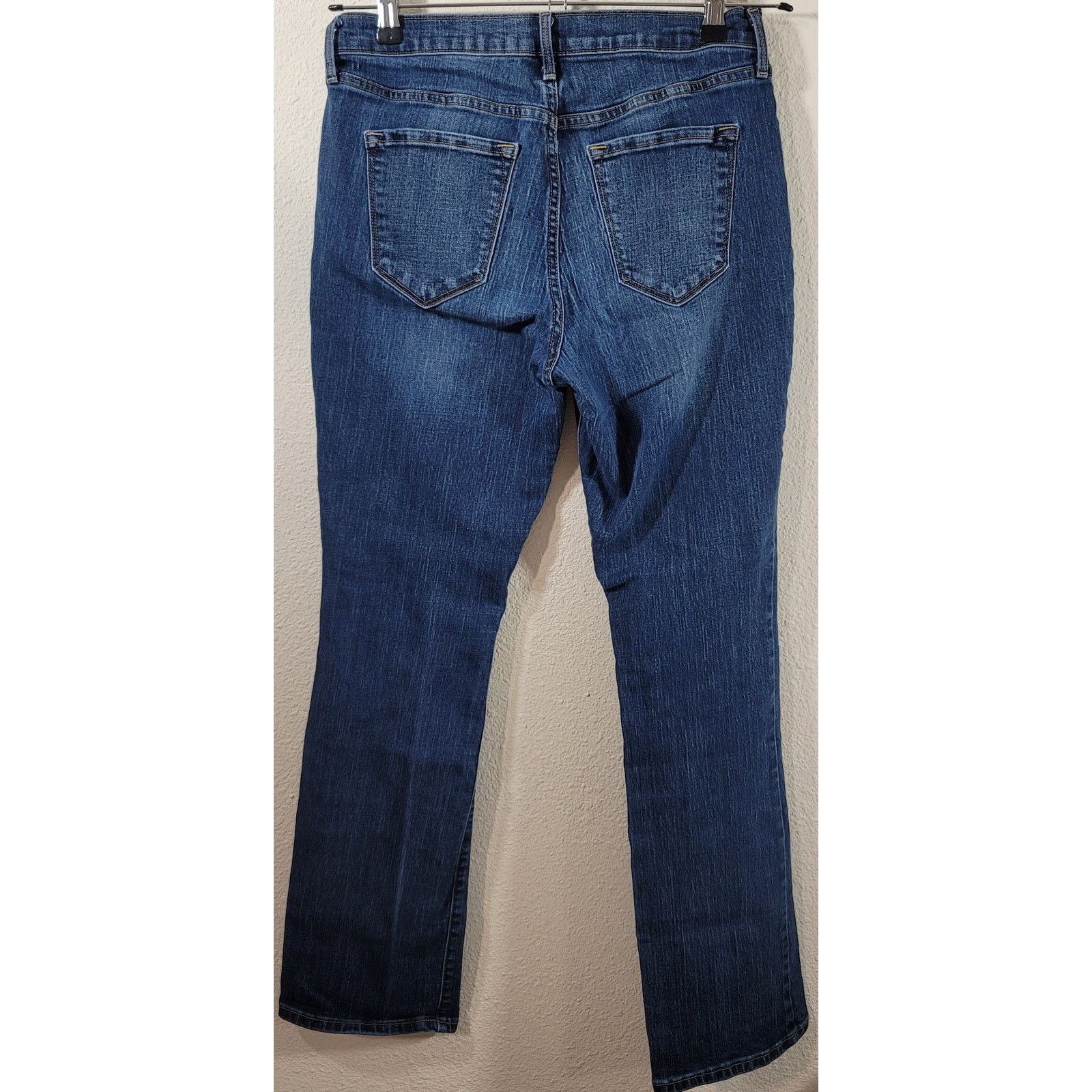 Old Navy Old Navy Blue Stone Washed Curvy Mid Rise Denim Jeans 10 Size 32" / US 10 / IT 46 - 4 Thumbnail