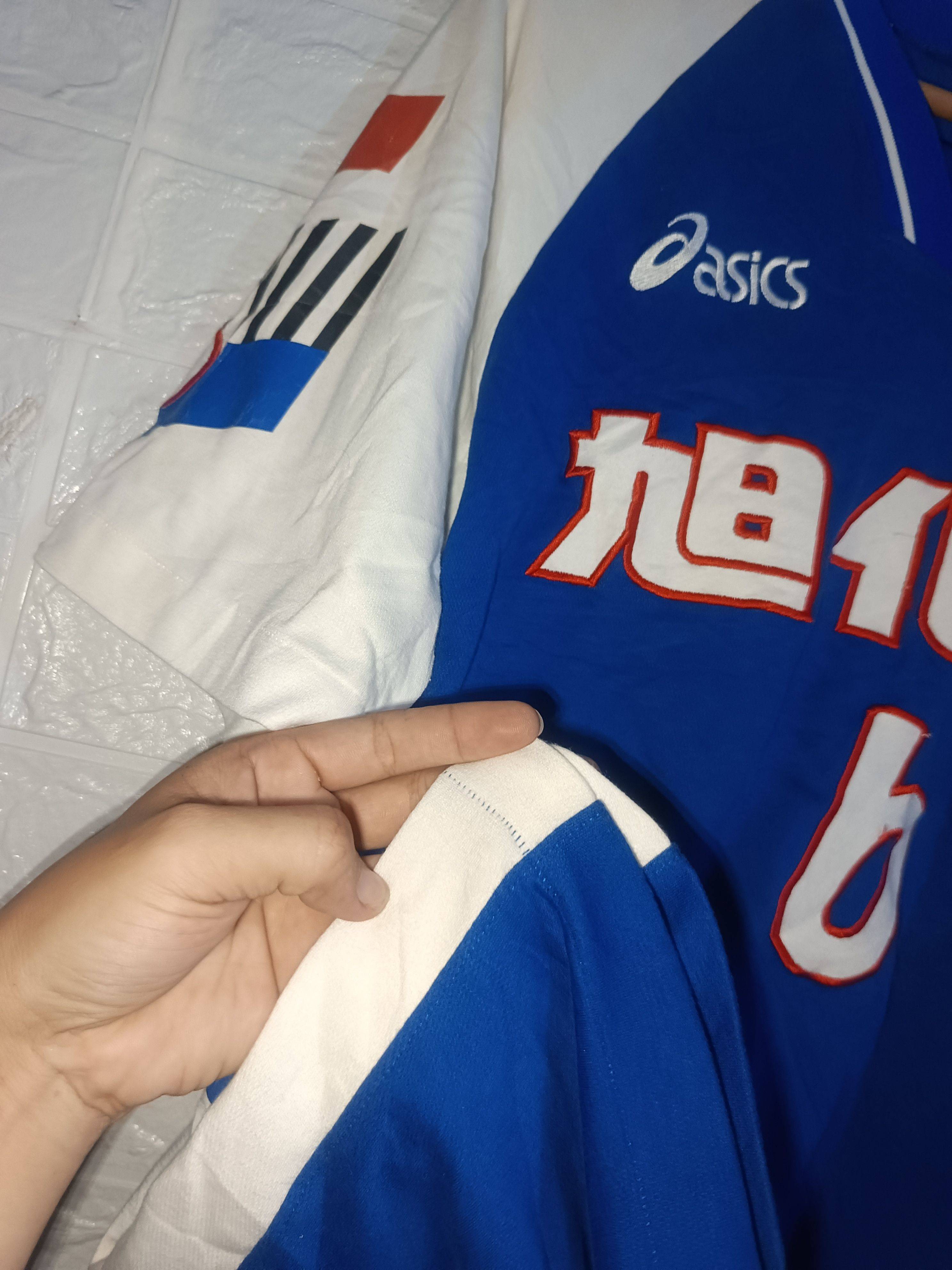 Asics × Japanese Brand Vintage Japan Jersey Size US L / EU 52-54 / 3 - 4 Thumbnail
