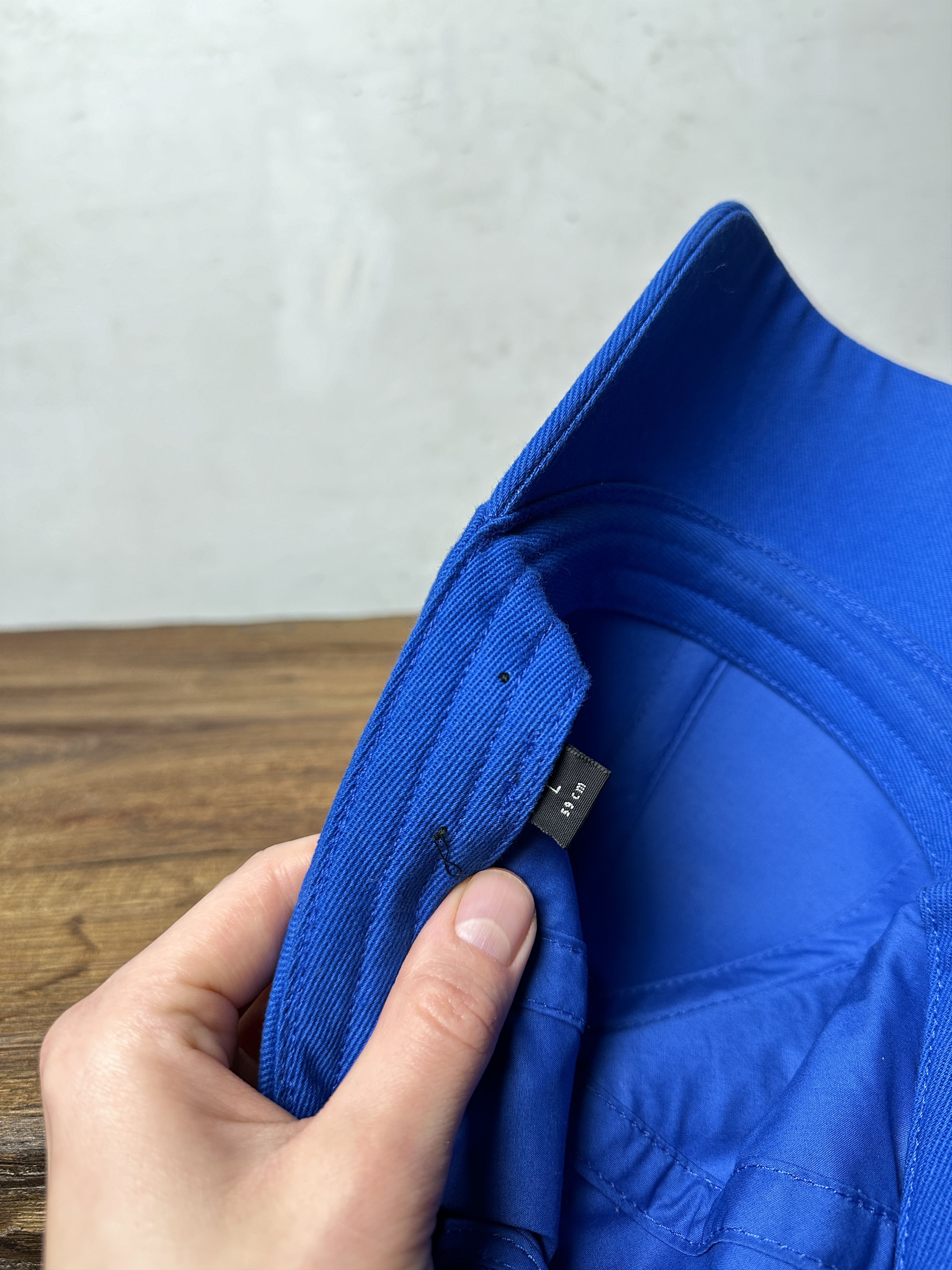 Balenciaga Balenciaga Embroidered Blue Logo Cap Size ONE SIZE - 13 Thumbnail
