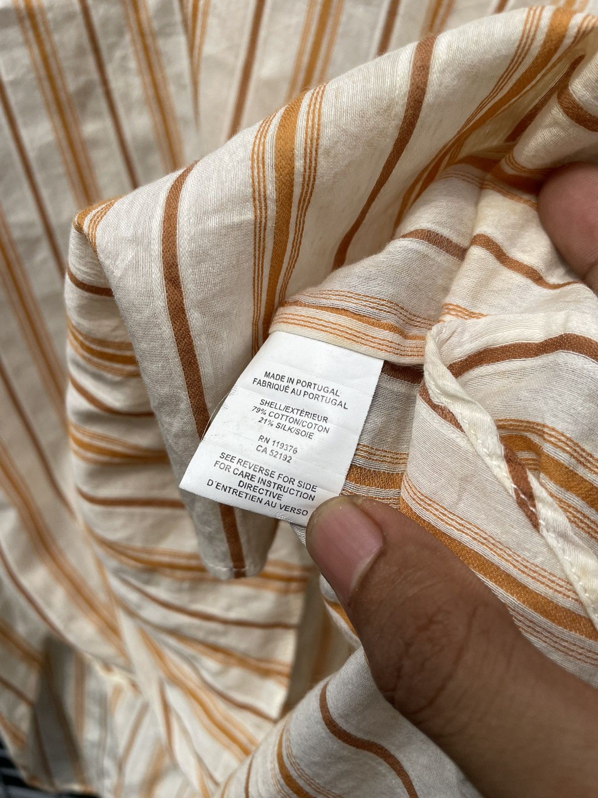Helmut Lang Helmut Lang | V Neck Stripe Pullover Size S / US 4 / IT 40 - 6 Thumbnail