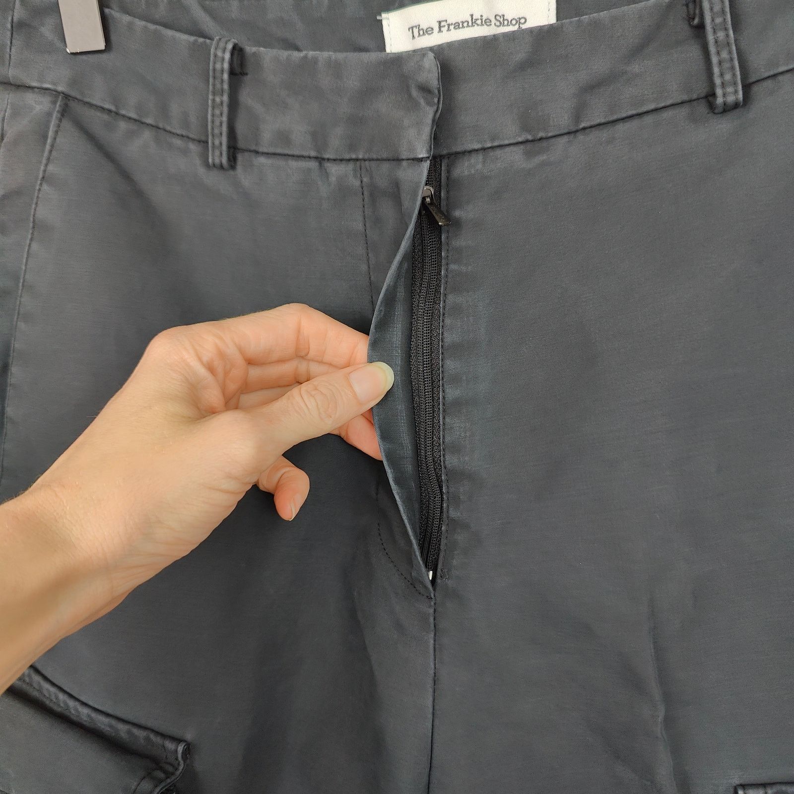 Other The Frankie Shop Gia Cargo Pants Womens Medium Navy Blue Size 30" / US 8 / IT 44 - 3 Thumbnail