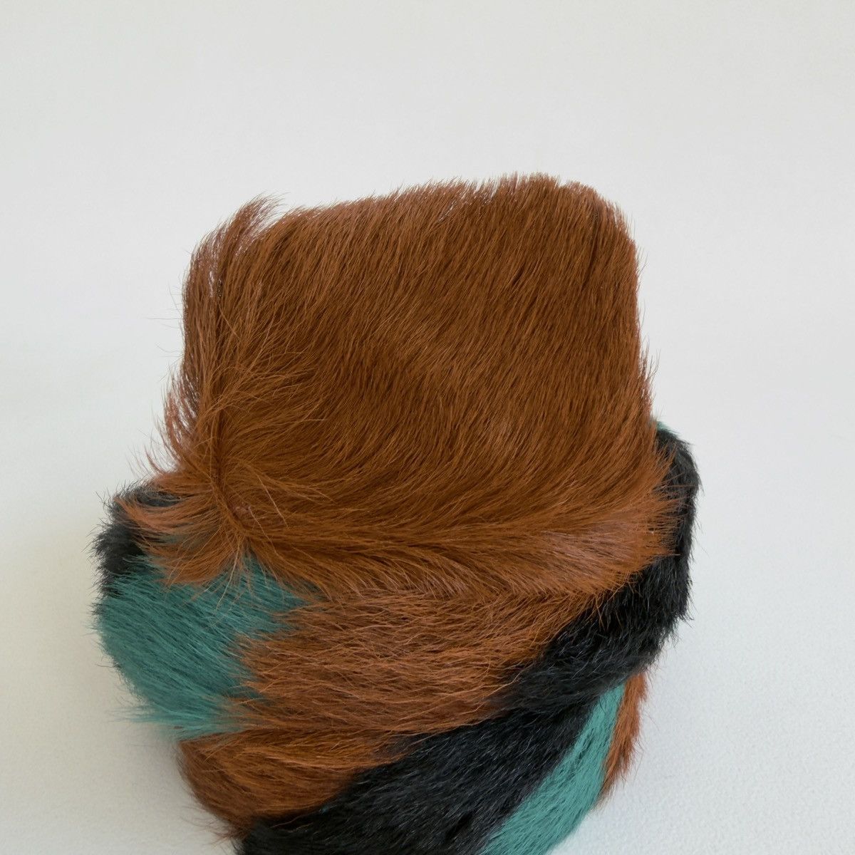 Prada A/W 17 Multicoloured Fur Belt Size 32 - 3 Thumbnail
