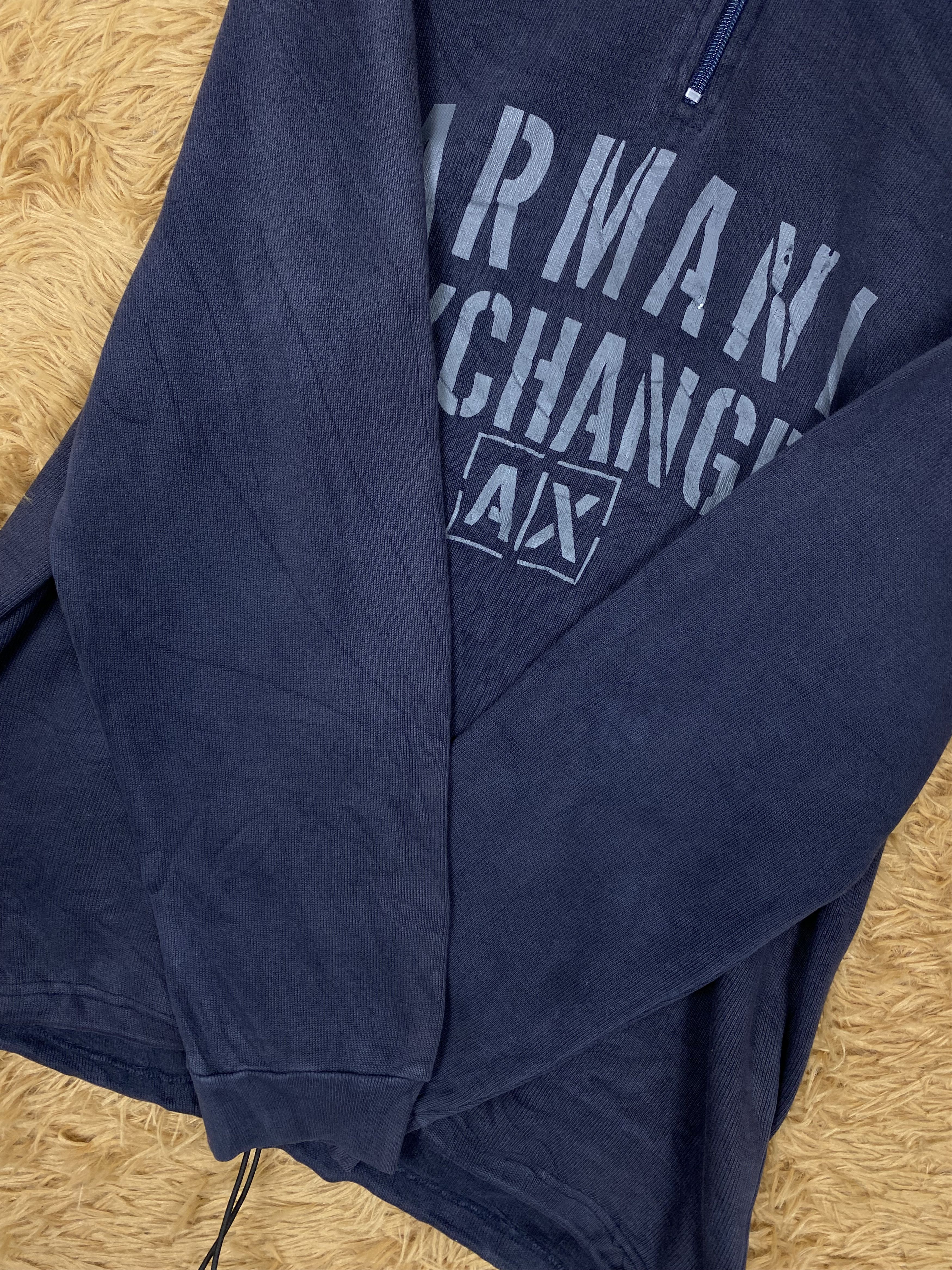 Armani Exchange Vintage Armani Exchange Halfzipper Sweatshirts PS0311 Size US M / EU 48-50 / 2 - 4 Thumbnail