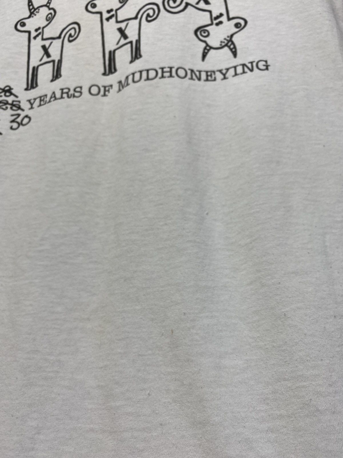 Band Tees × Vintage Mudhoney 30 Years Of Mudhoneying T Shirts Sub Records Size US XL / EU 56 / 4 - 5 Thumbnail