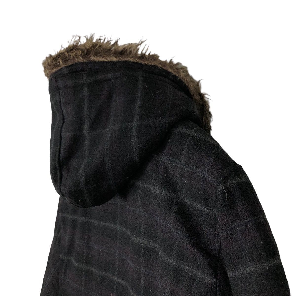 In The Attic 🔥Punk Jacket Mink Fur Hoodie In The Attic Tartan Design Size US L / EU 52-54 / 3 - 8 Thumbnail
