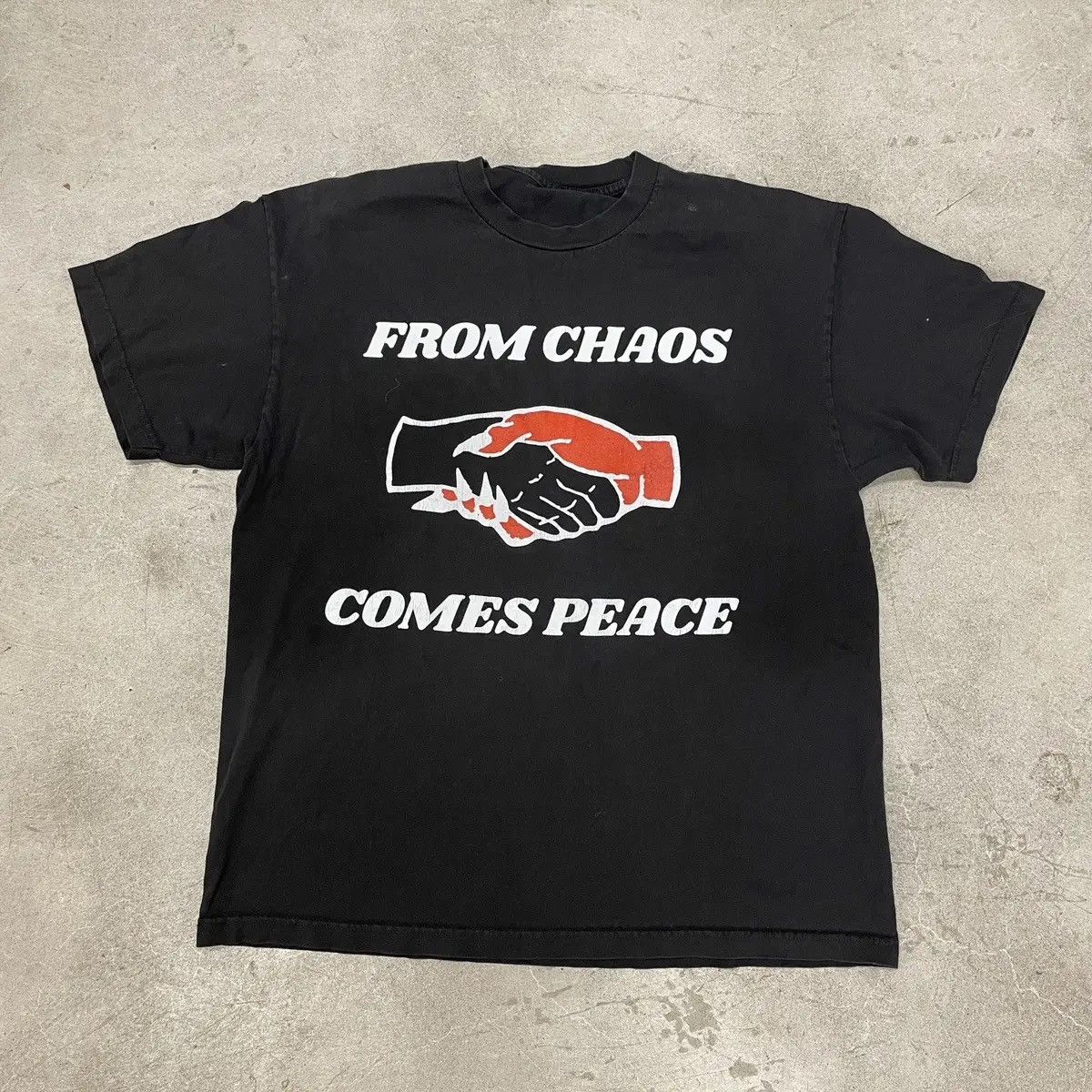 Other HALF EVIL FROM CHAOS COMES PEACE TEE Size US XXL / EU 58 / 5 - 1 Thumbnail