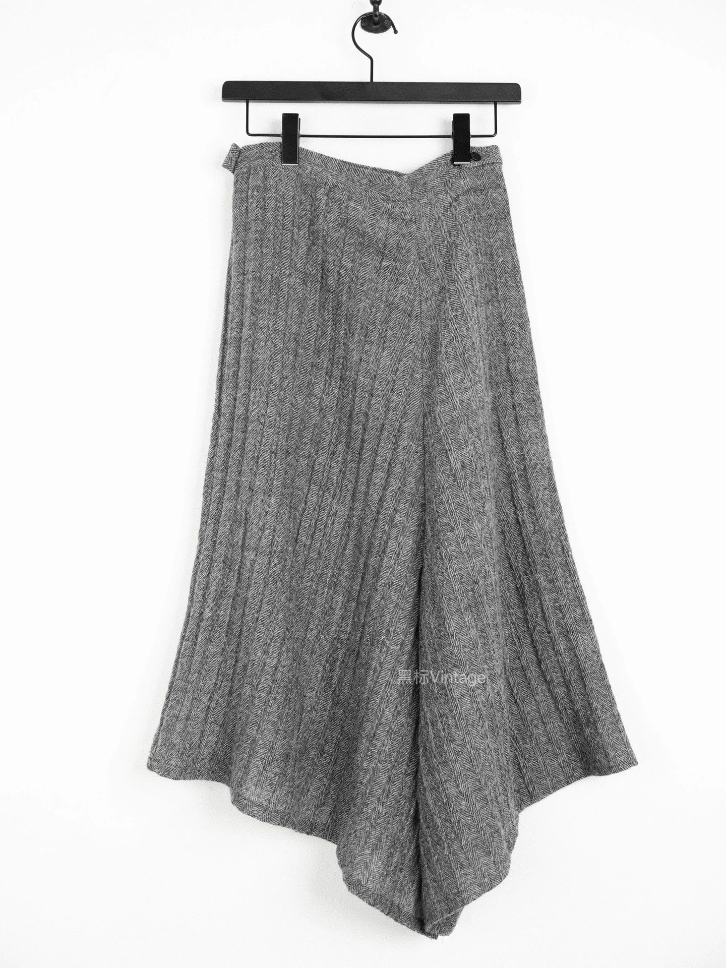 Yohji Yamamoto Yohji 19AW Vintage Ribbed Herringbone Skirt Pants Size 26" / US 2 / IT 38 - 4 Thumbnail