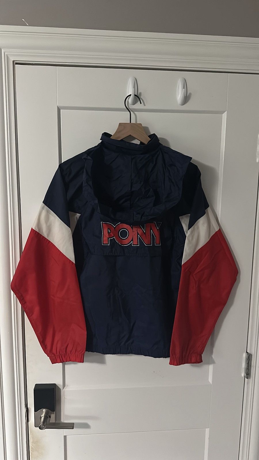 PONY × Vintage 80's USA Themed Pony Windbreaker Size US M / EU 48-50 / 2 - 4 Thumbnail
