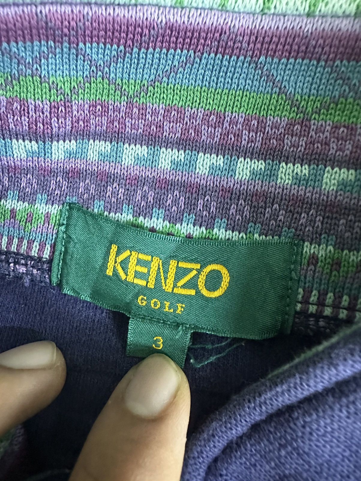 Kenzo Kenzo Golf Half Zipper Sweatshirt Size US L / EU 52-54 / 3 - 8 Thumbnail