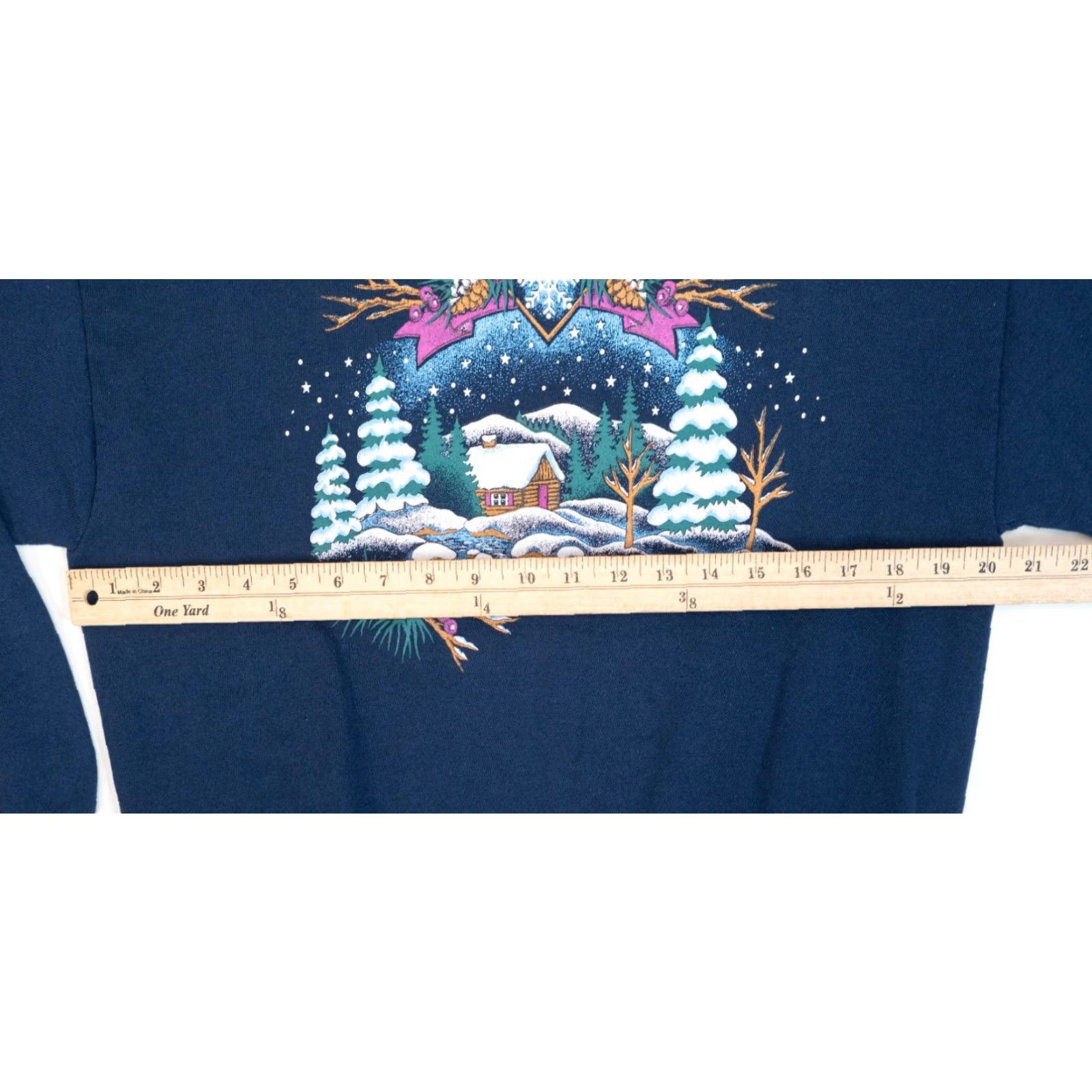 Jerzees VINTAGE Jerzees North Dakota Sweatshirt Men L Crewneck Blue 90s Christmas Outdoor Logo USA VTG Santa Size US L / EU 52-54 / 3 - 5 Thumbnail