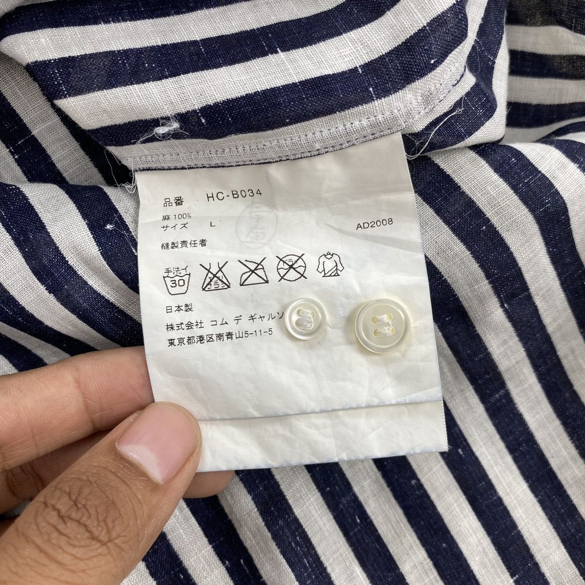 Comme des Garcons Homme 🇯🇵SS09 Comme des Garçons Homme CDG Striped Shirt Designer Size US L / EU 52-54 / 3 - 7 Thumbnail