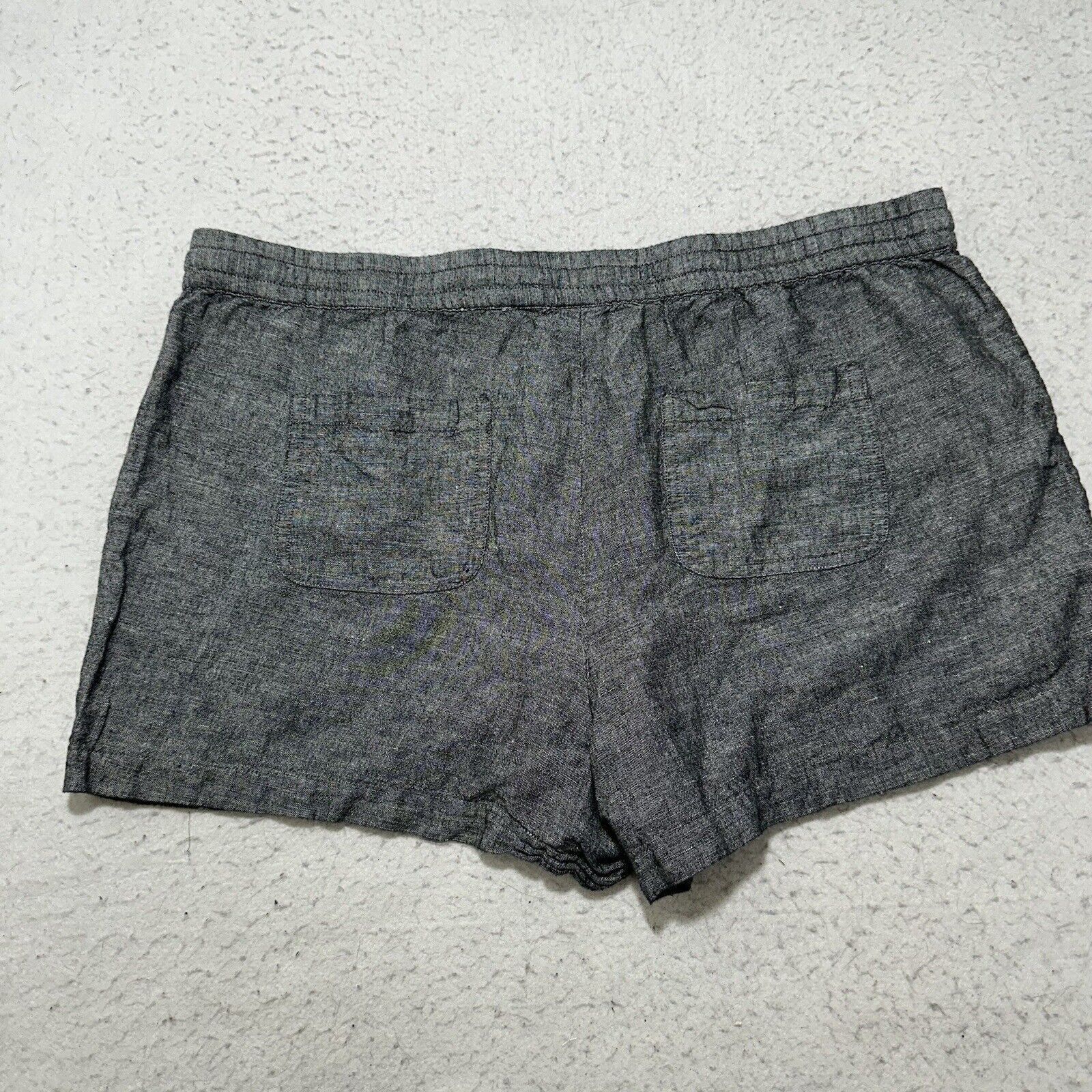 Other Soho Street NY&C Large Linen 3" Inseam Drawstring Shorts Size 34" / US 12 / IT 48 - 6 Thumbnail