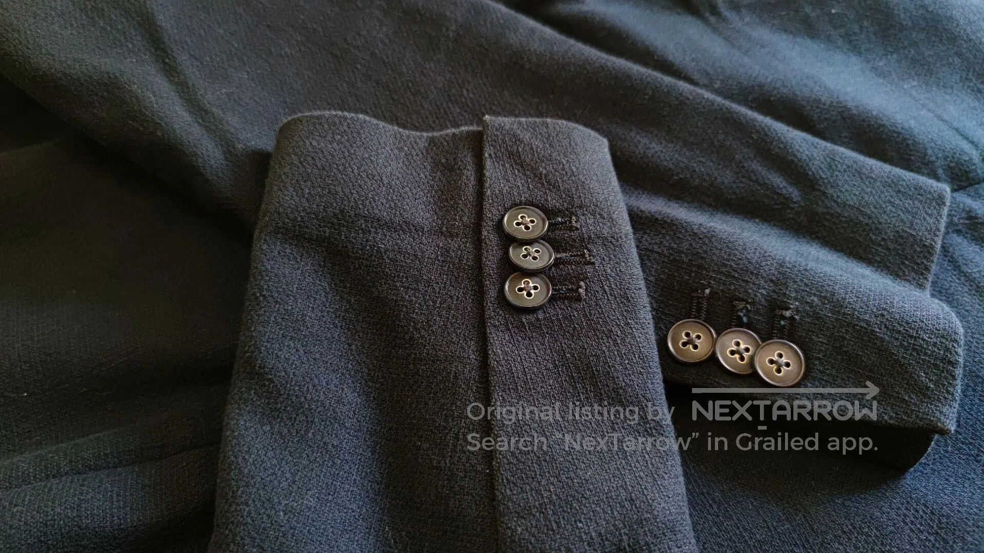 Other Handmade Blue Dye Suit with Wave Lining. Size US S / EU 44-46 / 1 - 7 Thumbnail