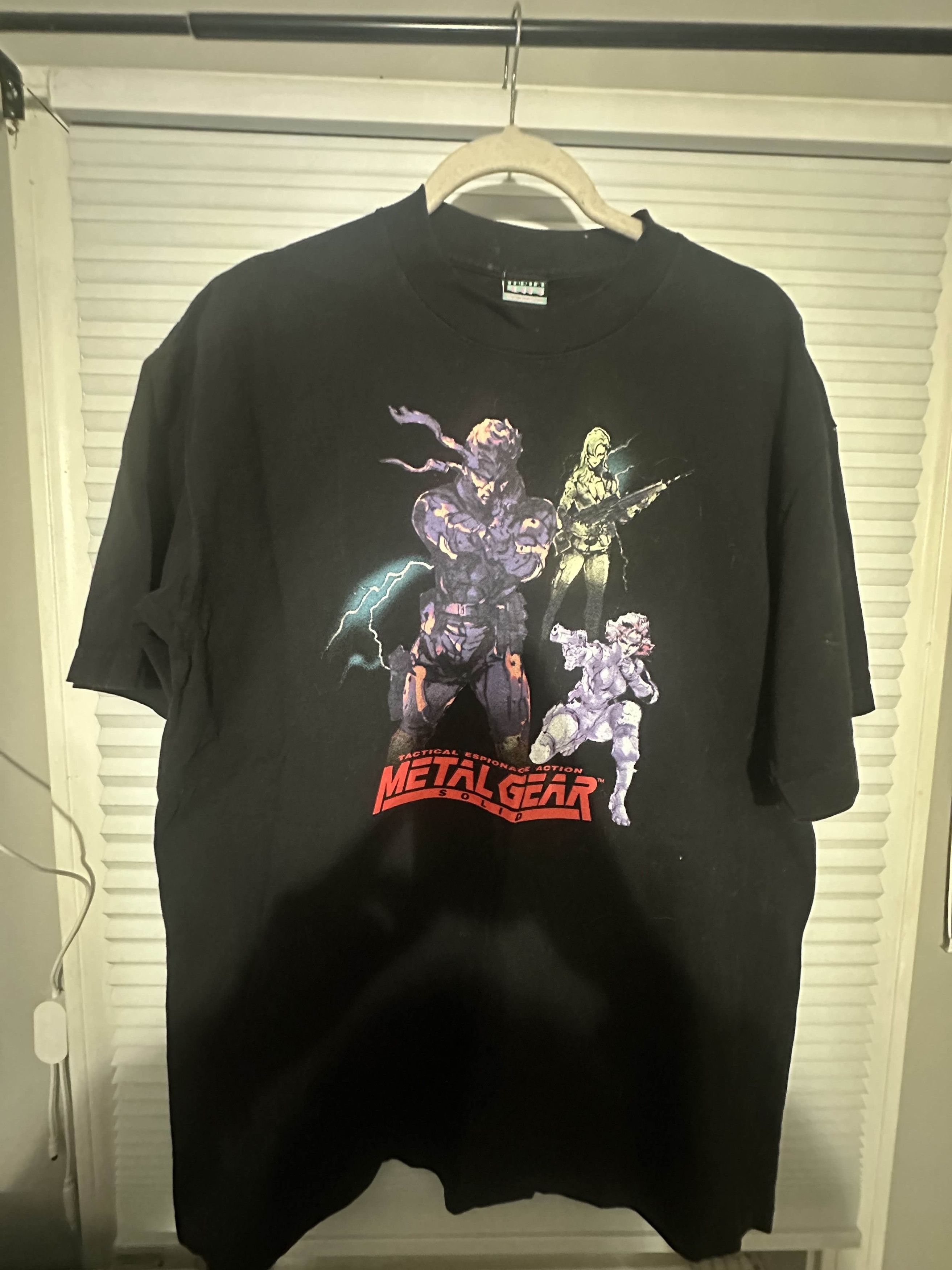 Other METAL GEAR SOLID 1 VINTAGE SHIRT THR1FT L1F3 LARGE Size US L / EU 52-54 / 3 - 1 Thumbnail