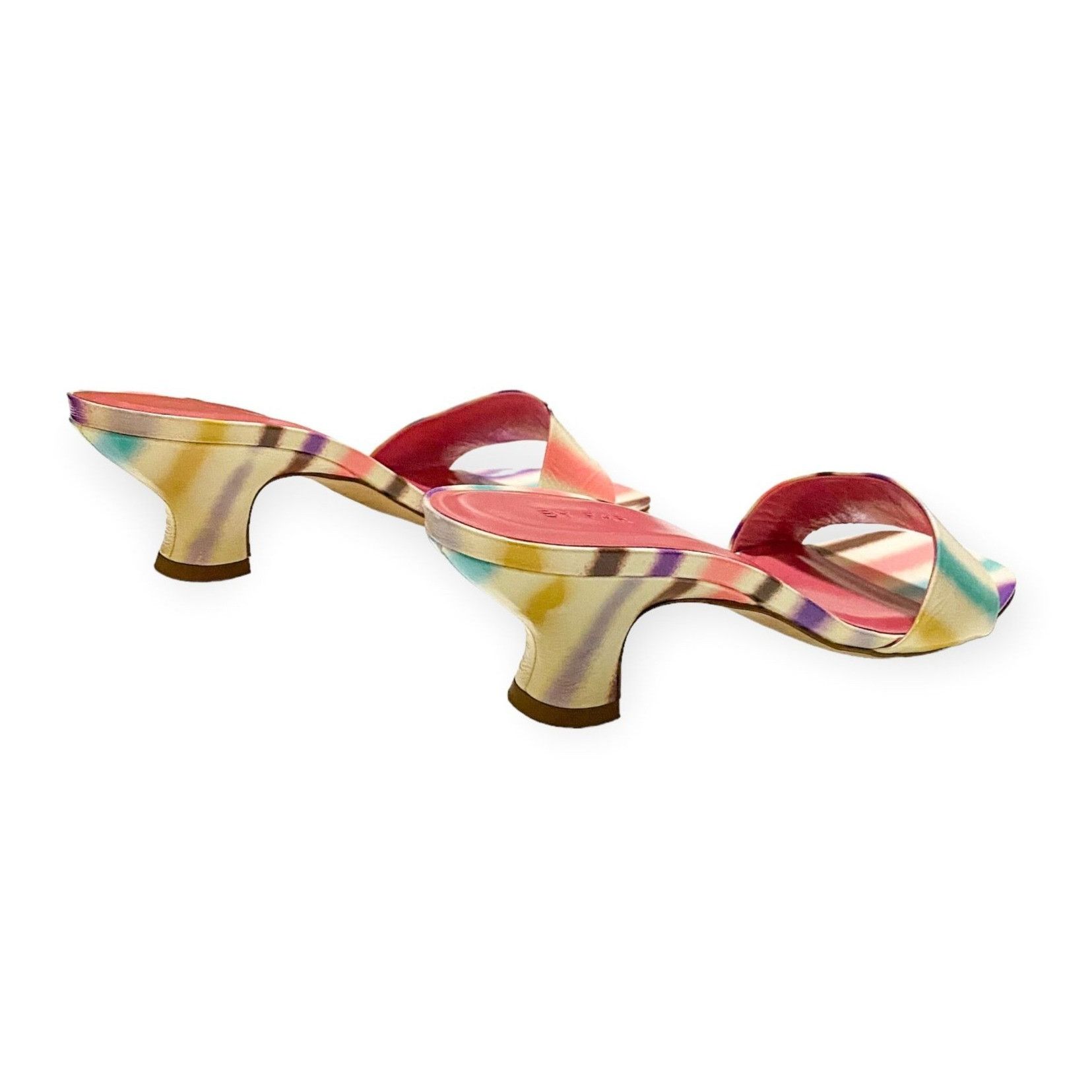 By Far NWT By Far Freddy Spray Print Slide sandals, Size 40EU Size US 10 / IT 40 - 8 Thumbnail