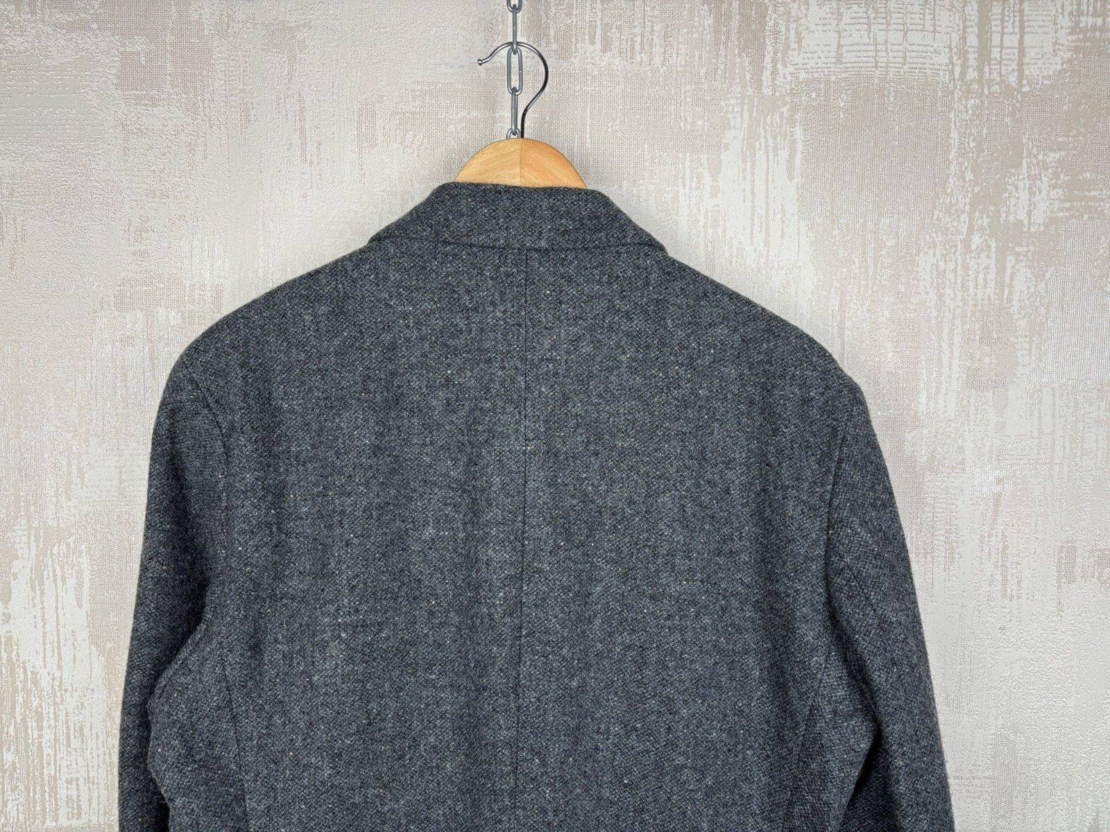 Other 7d Collection Twentyfour Wool Melange Grey Blazer Jacket Size 40R - 21 Thumbnail