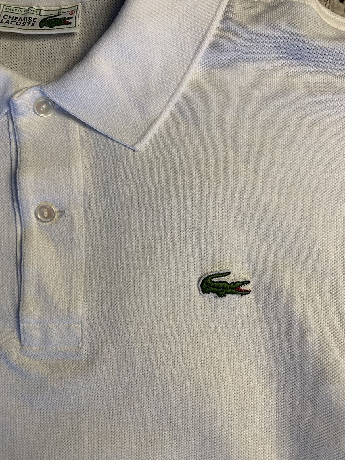 Lacoste × Vintage Vintage Lacoste Chemise France White polo Size US XL / EU 56 / 4 - 5 Thumbnail
