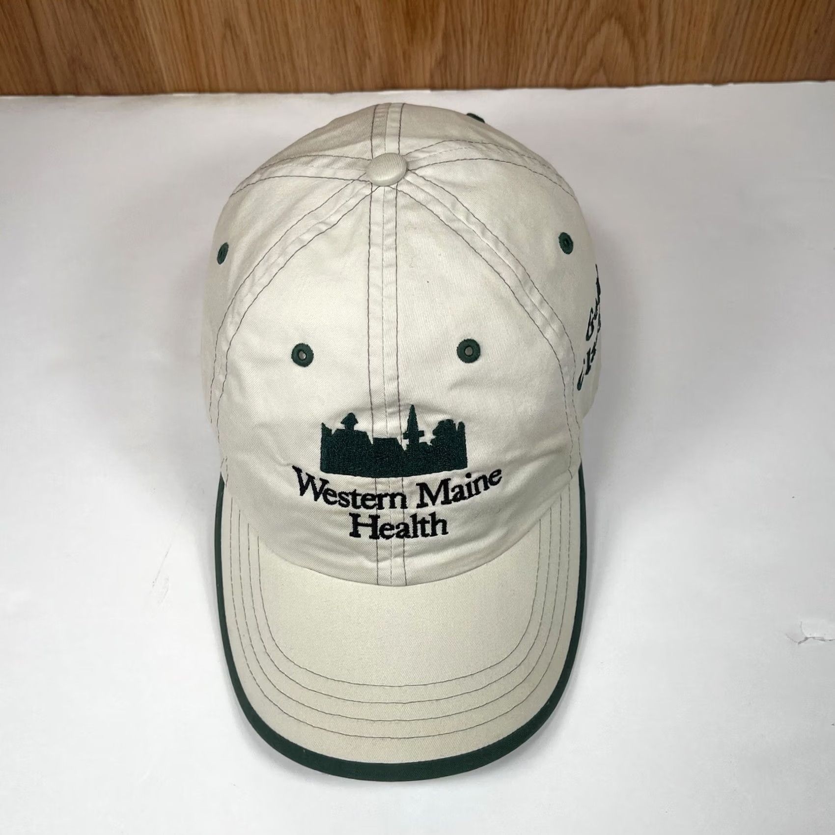Vintage Richardson Golf Hat Cap Golf Classic Western Maine Health Adjustable StrapBack Mens Size ONE SIZE - 2 Thumbnail