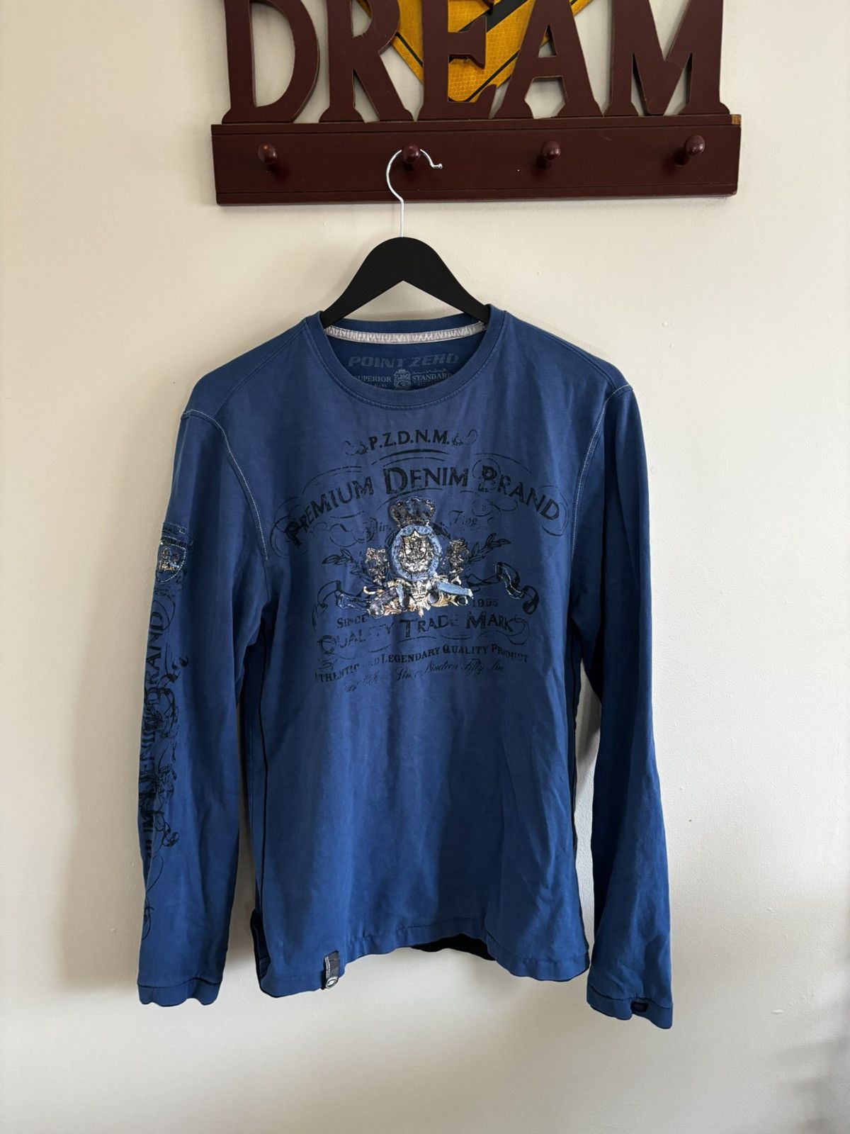 Point Zero Vintage Point Zero longsleeve Size US S / EU 44-46 / 1 - 1 Thumbnail