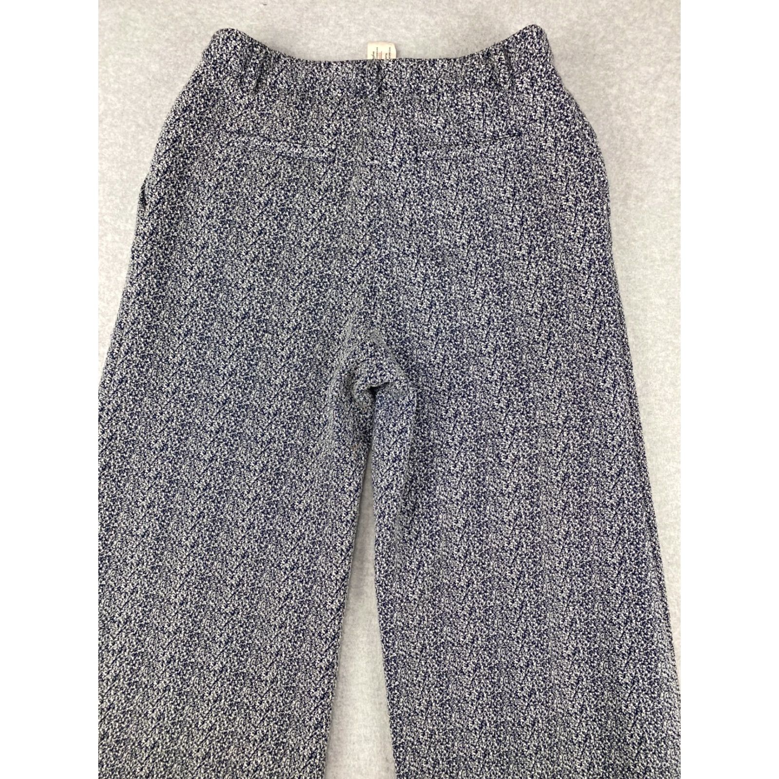 Anthropologie VINTAGE Anthropologie Cartonnier Pants 6 Blue Eliza Jacquard High Rise Wide Leg Boho Size 28" / US 6 / IT 42 - 7 Thumbnail