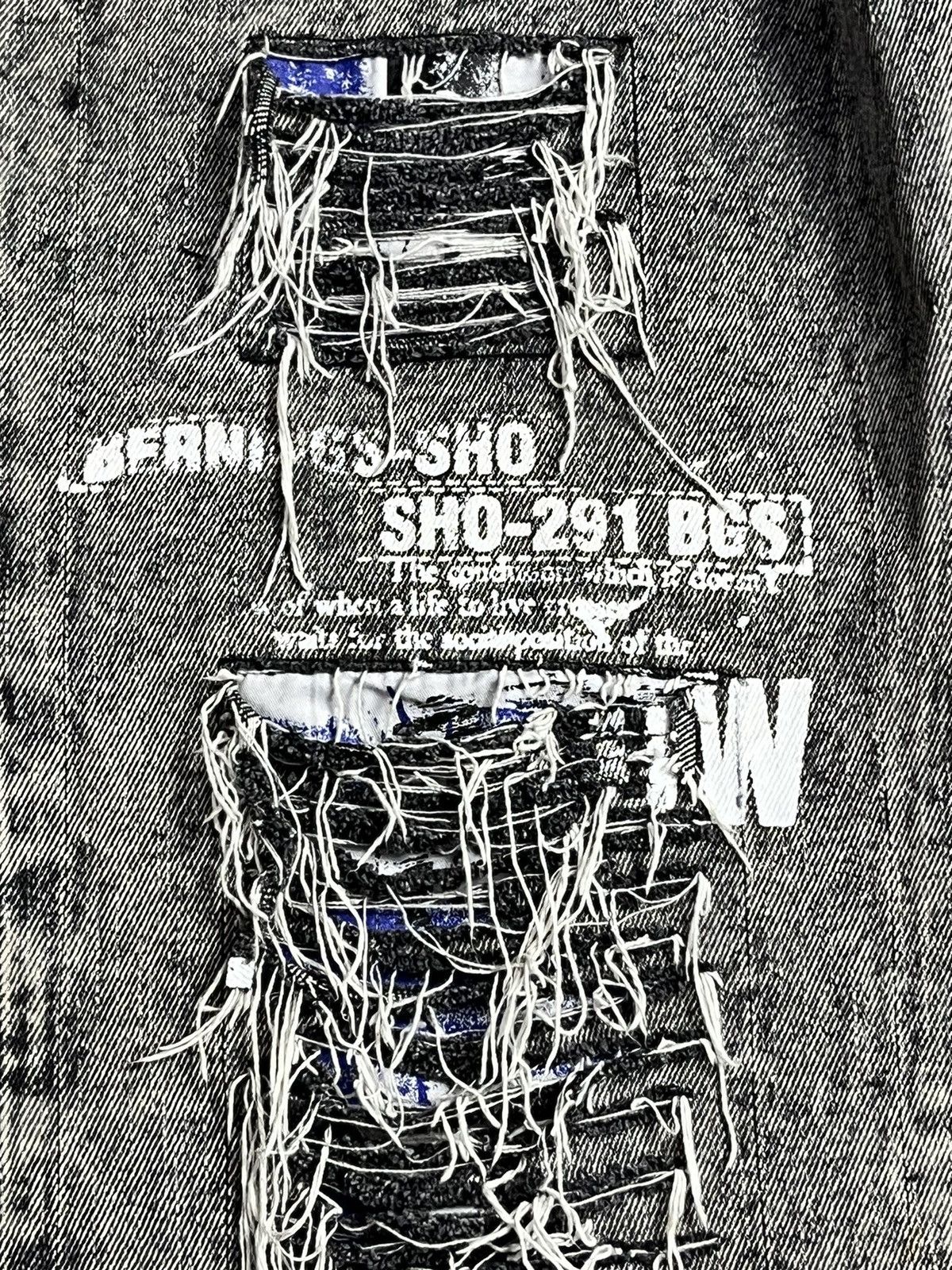 STUDIOUS × Seditionaries 90’s PUNK FLARE🔥STUDIO SHO Grunge Ripped Distressed Denim💥 Size 30" / US 8 / IT 44 - 10 Thumbnail