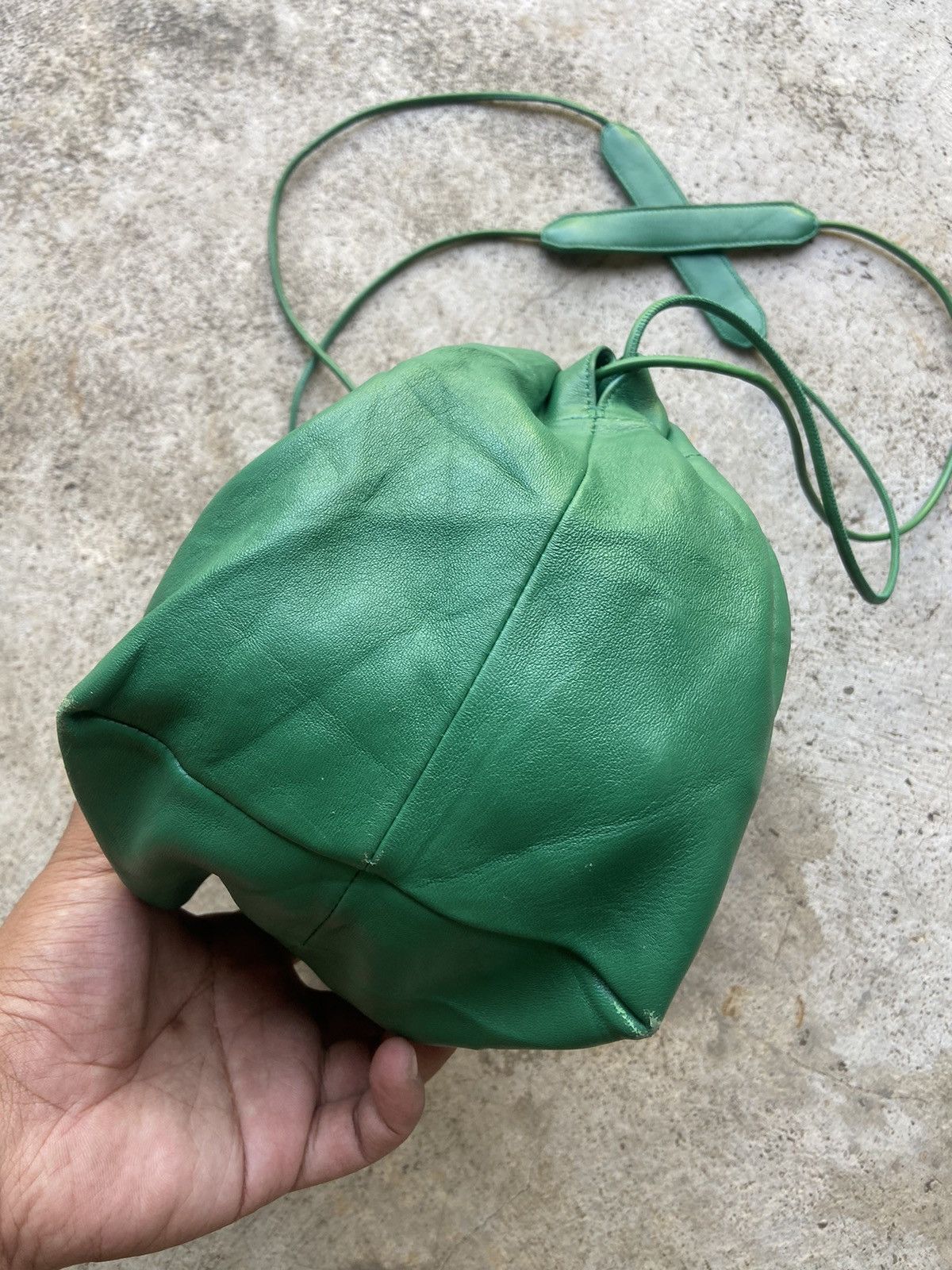Jil Sander Jill Sander ‘Dumpling’ Leather Drawstring Shoulder Bag Size ONE SIZE - 4 Thumbnail